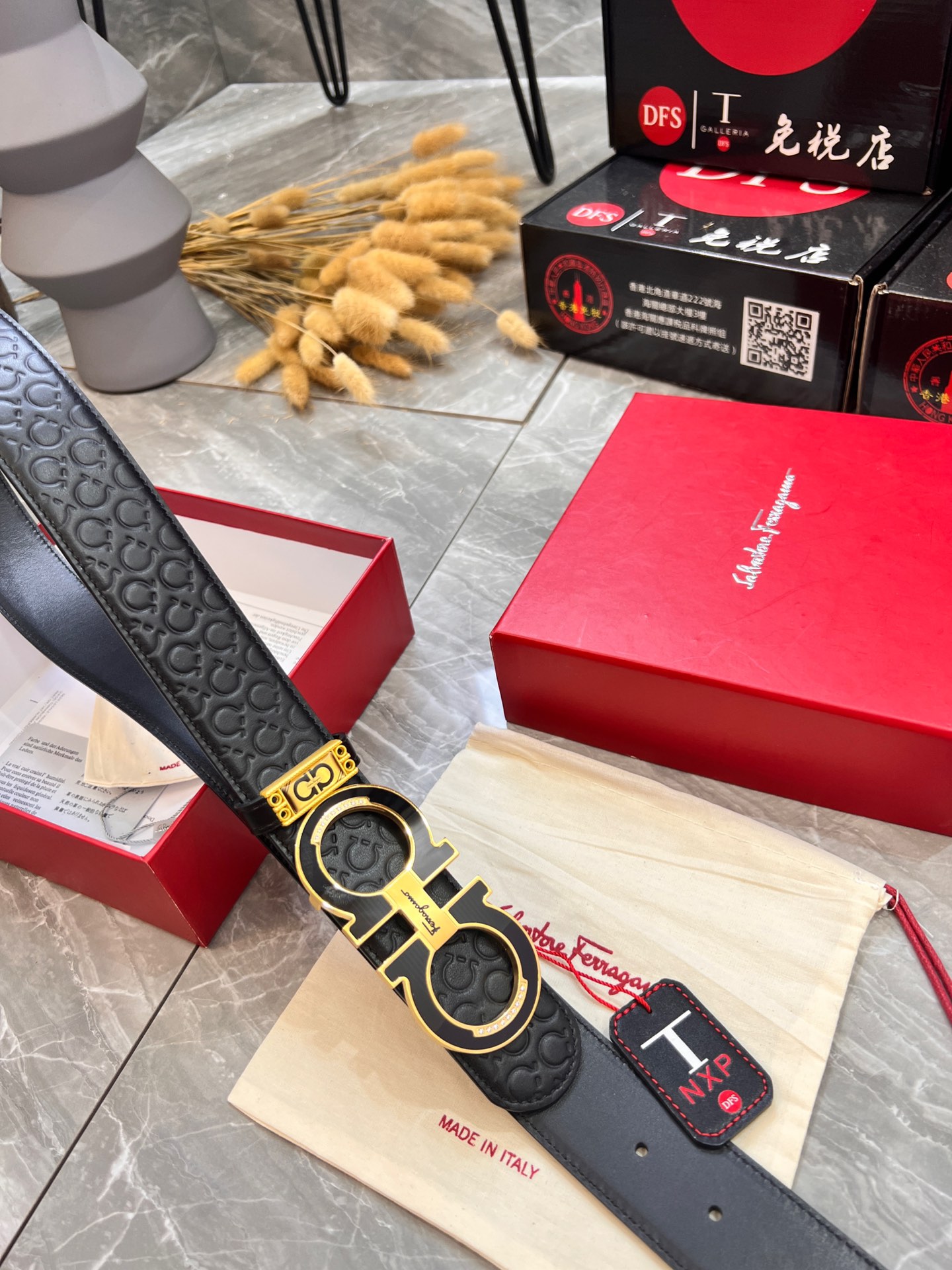 Streetwear Belt Ferragamo 320007 size:3.5cm - vstockx