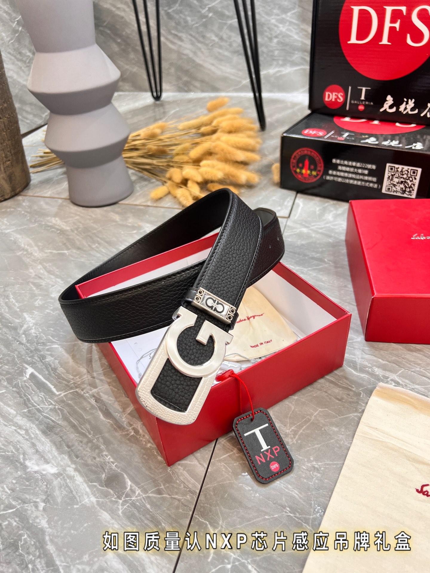 Streetwear Belt Ferragamo 320025 size:3.5cm - vstockx