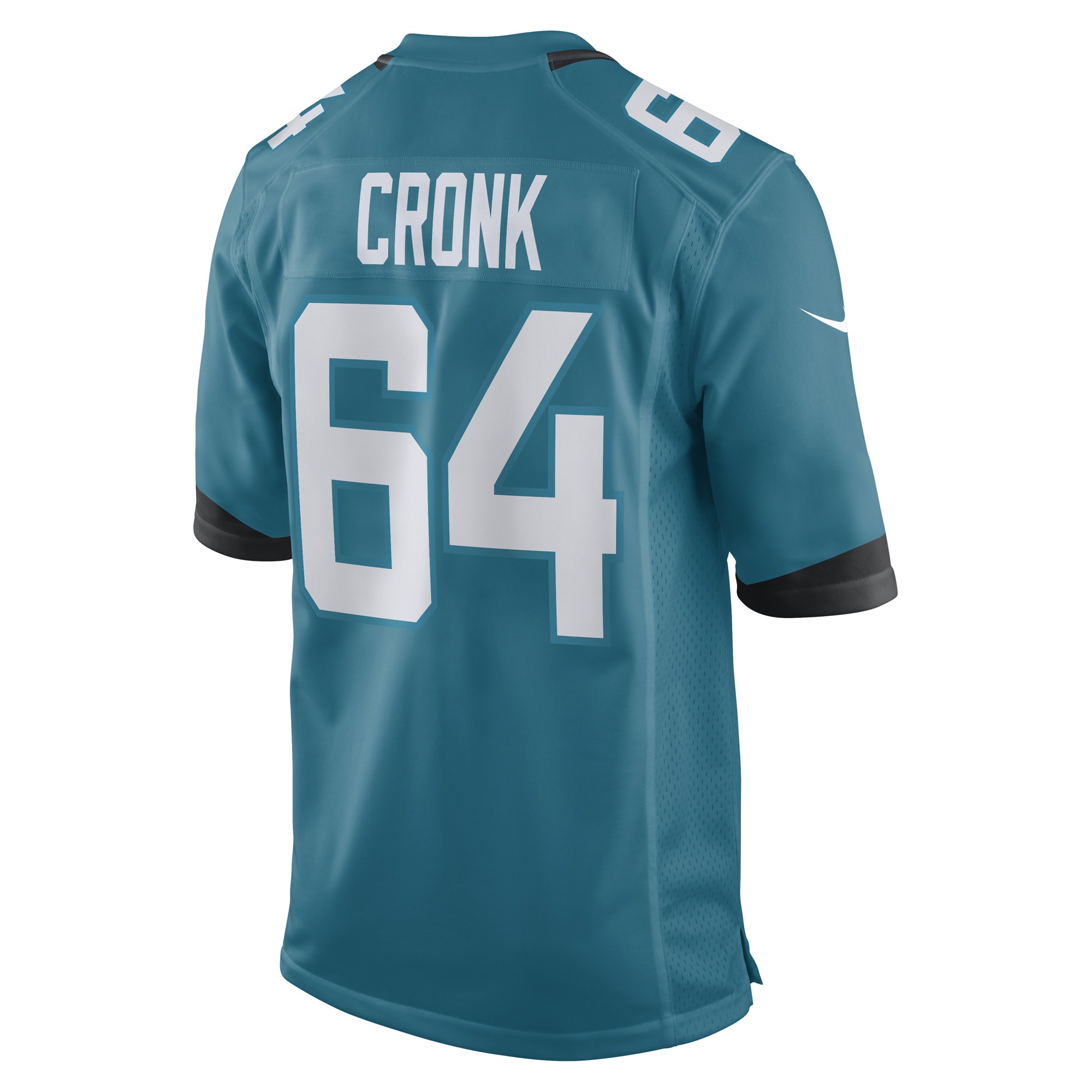 Coy Cronk Jacksonville Jaguars Nike Game Player Jersey - Teal - vstockx
