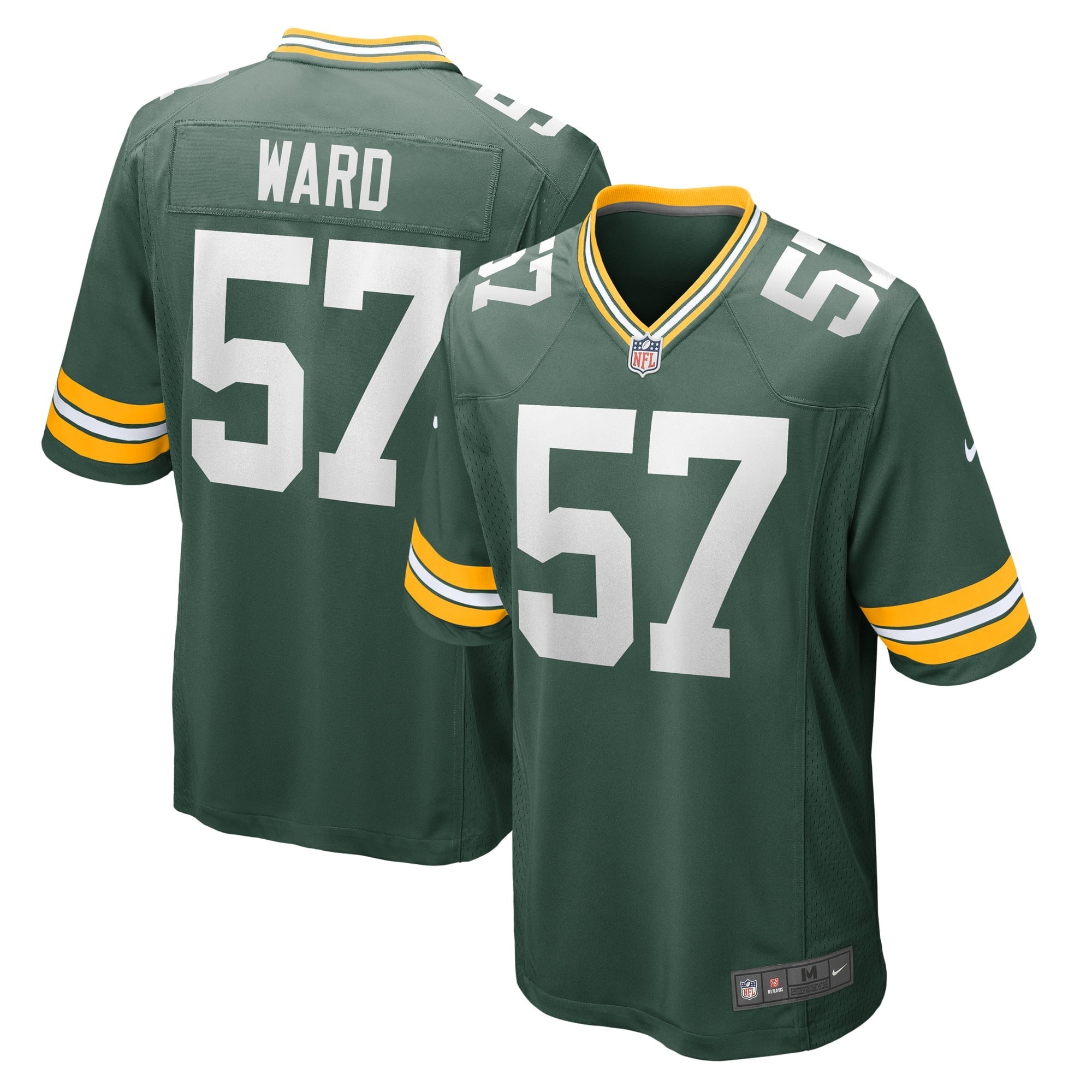 Men's Nike Tim Ward Green Green Bay Packers Home Game Player Jersey - vstockx