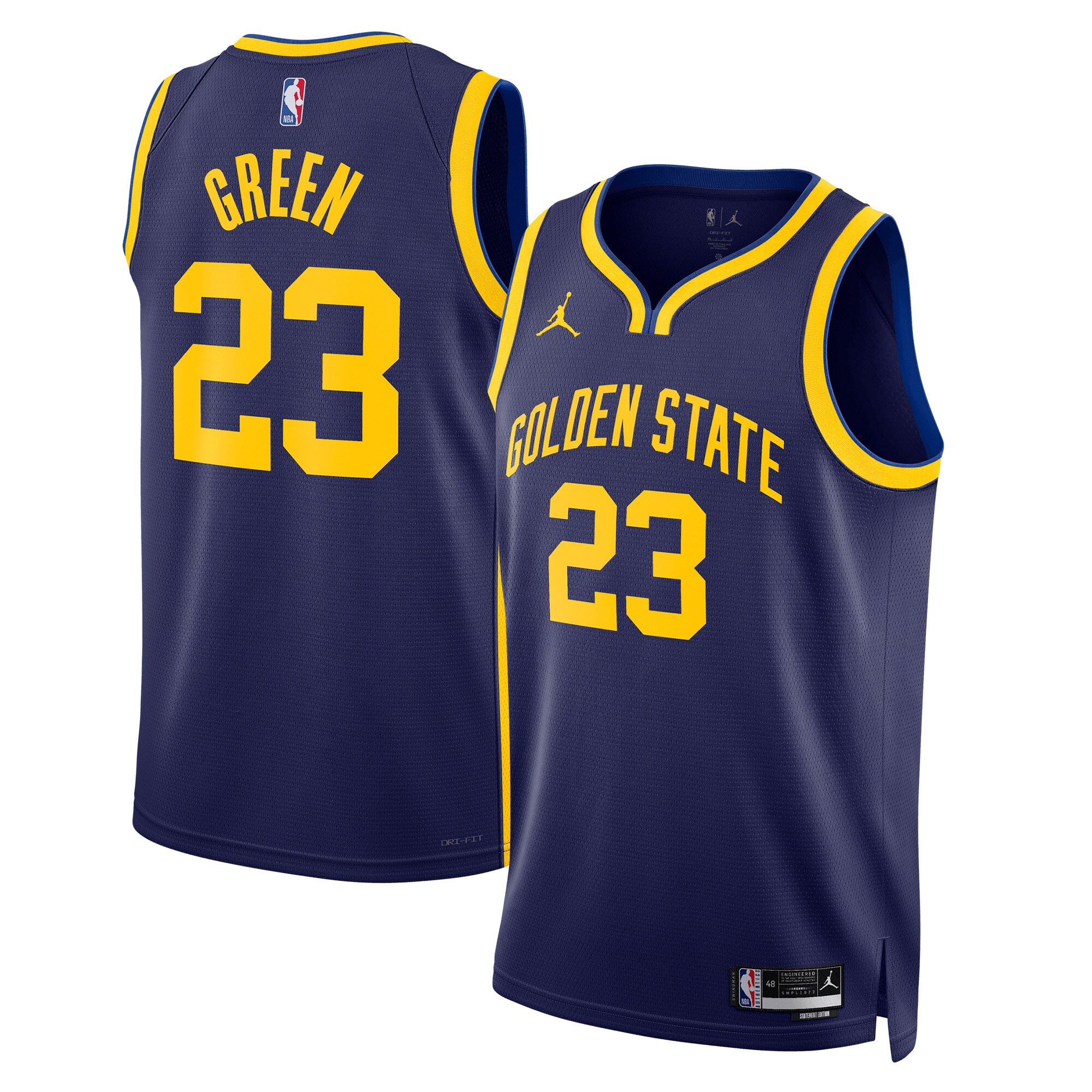 Draymond Green Golden State Warriors Jordans Brand Unisex Swingman Jersey - Statement Edition - Navy - vstockx