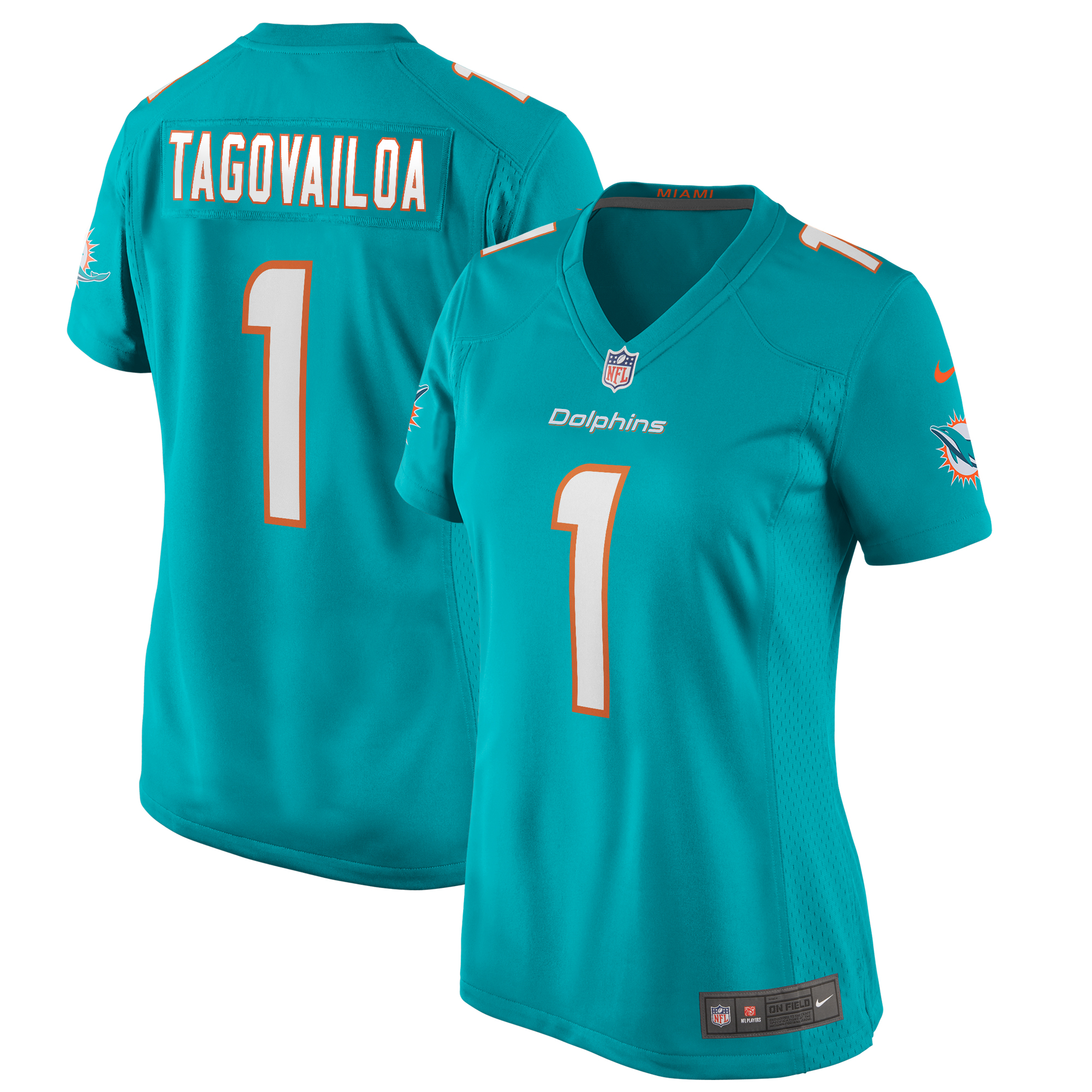 Tua Tagovailoa Miami Dolphins Nike Women's Game Jersey - Aqua - vstockx
