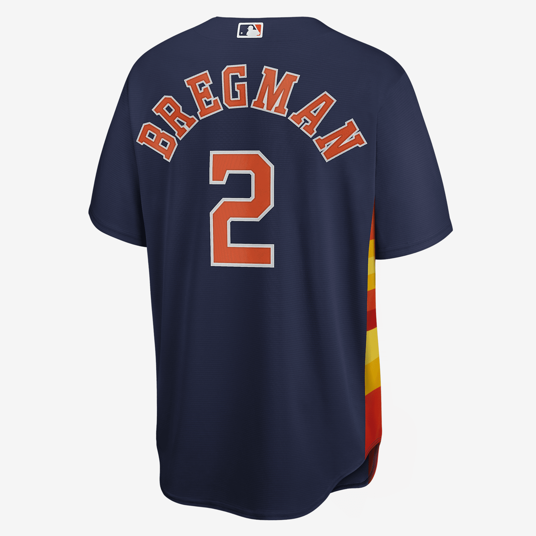 MLB Houston Astros (Alex Bregman) Men's Replica Baseball Jersey - Navy - vstockx
