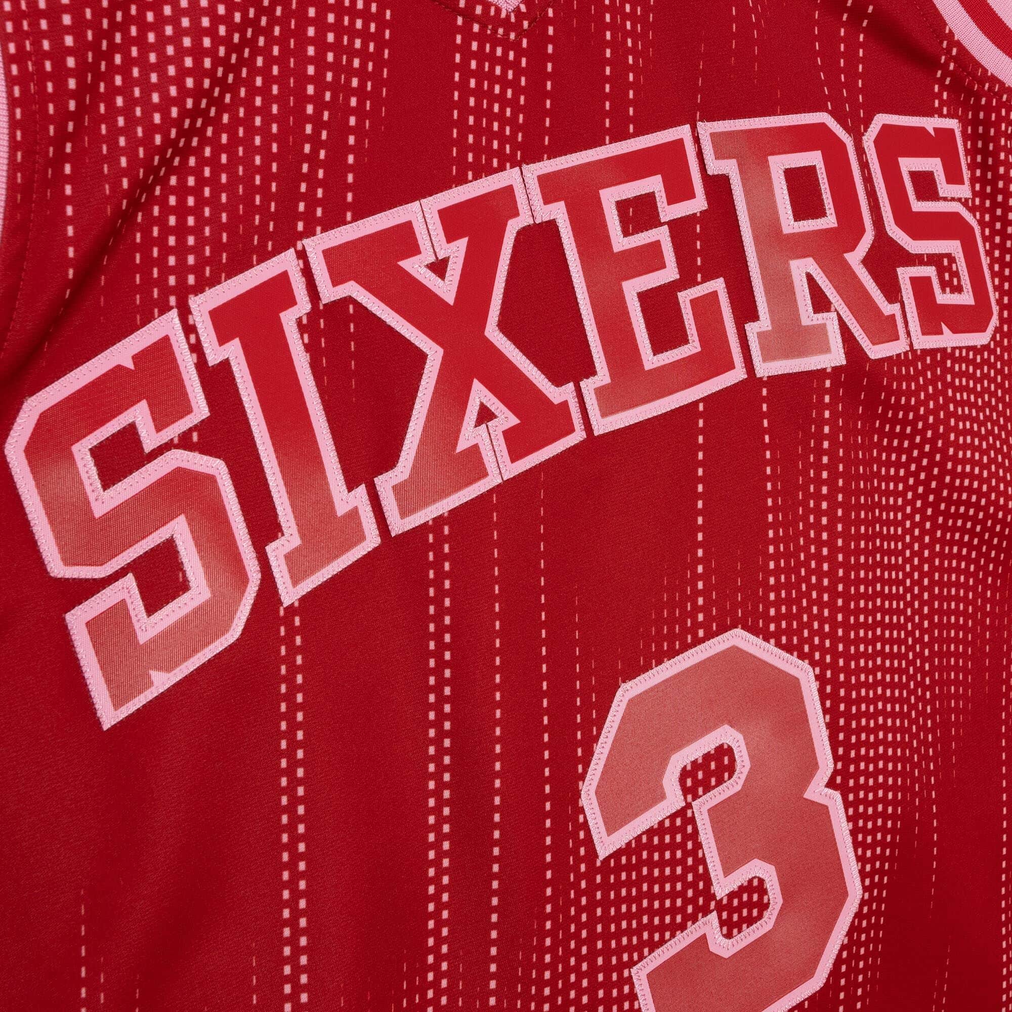 Monochrome Swingman Allen Iverson Philadelphia 76ers 2002-03 Jersey - vstockx