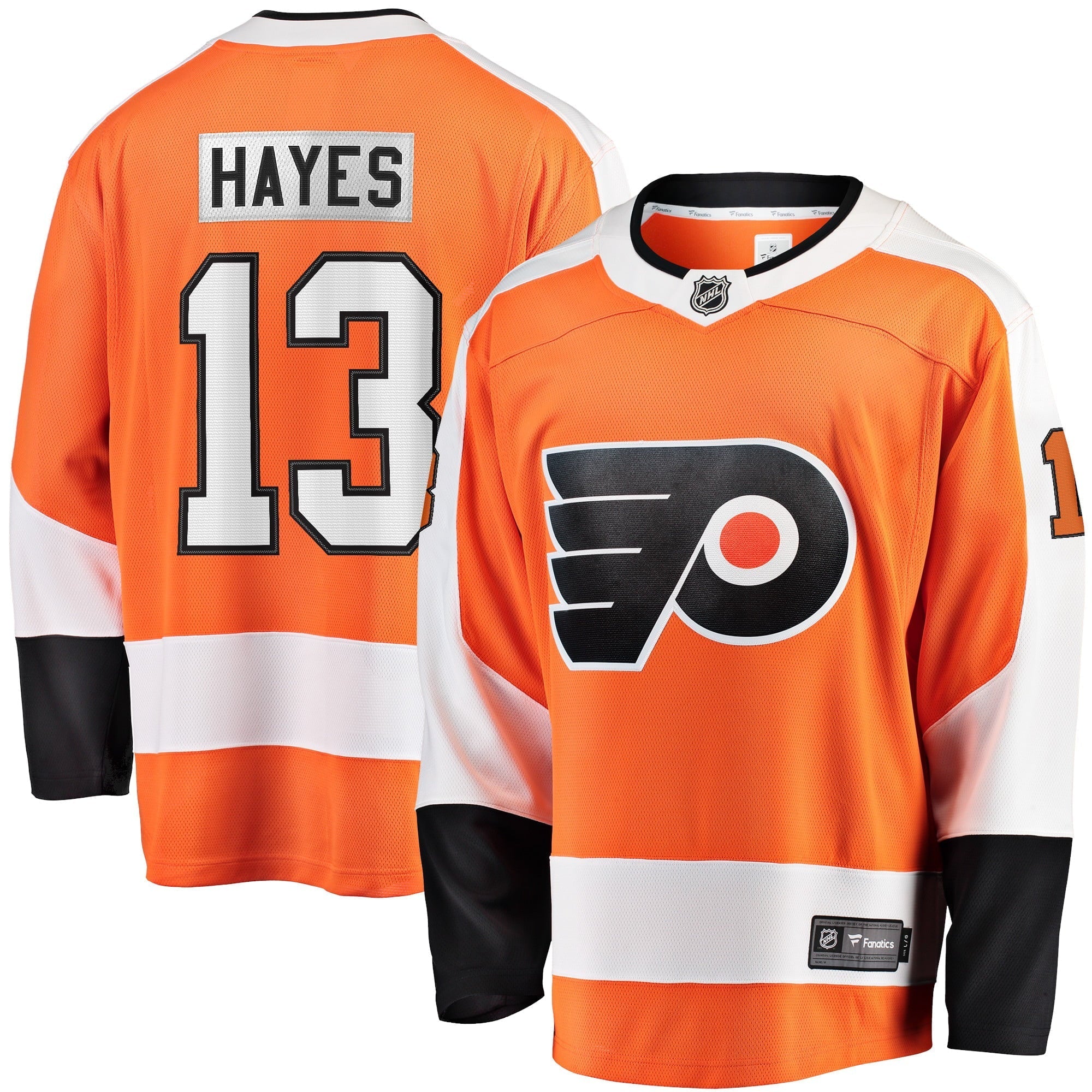Men's Fanatics Branded Kevin Hayes Orange Philadelphia Flyers Home Premier Breakaway Player Jersey - vstockx