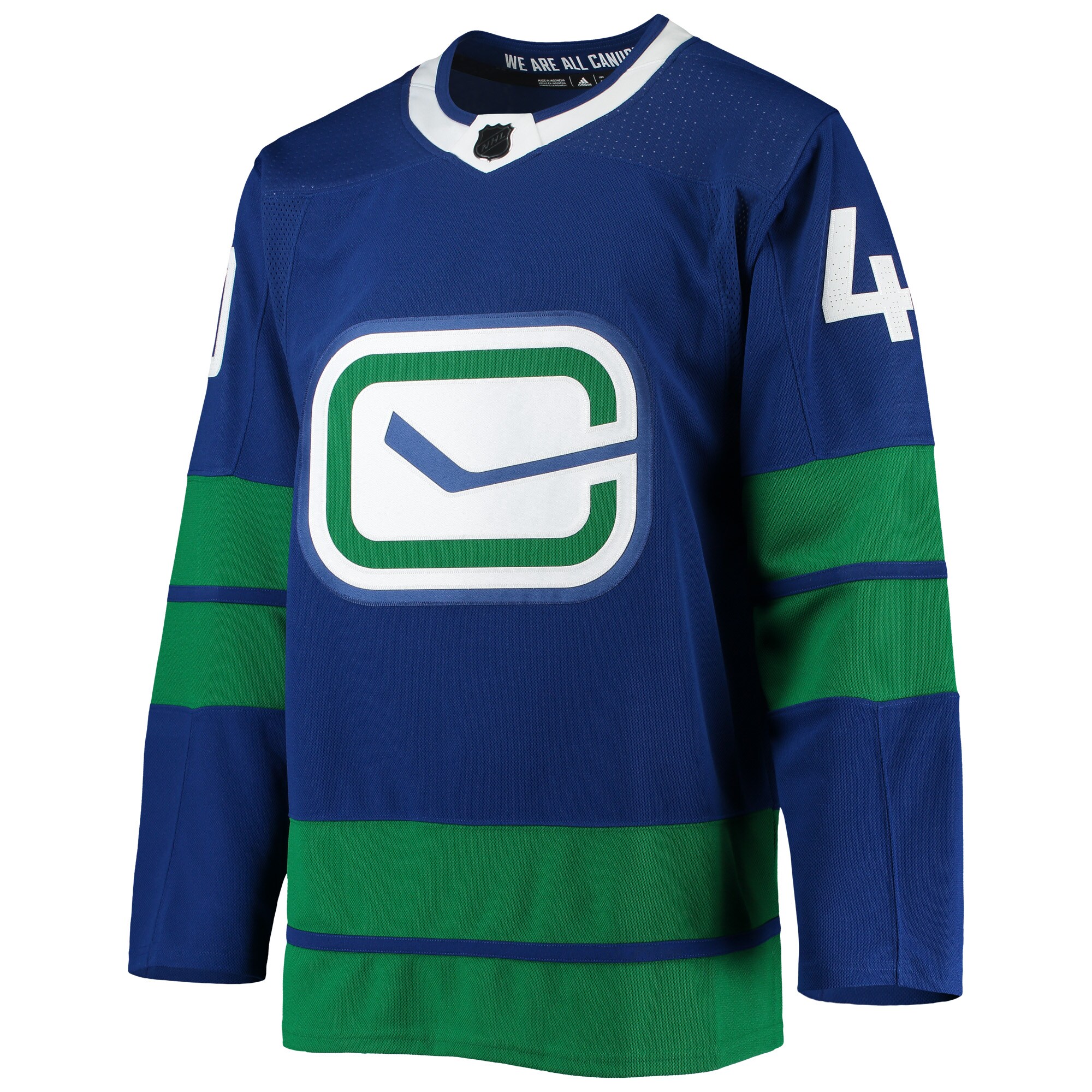Elias Pettersson Vancouver Canucks adidas 2020/21 Authentic Alternate Player Jersey - Blue - vstockx