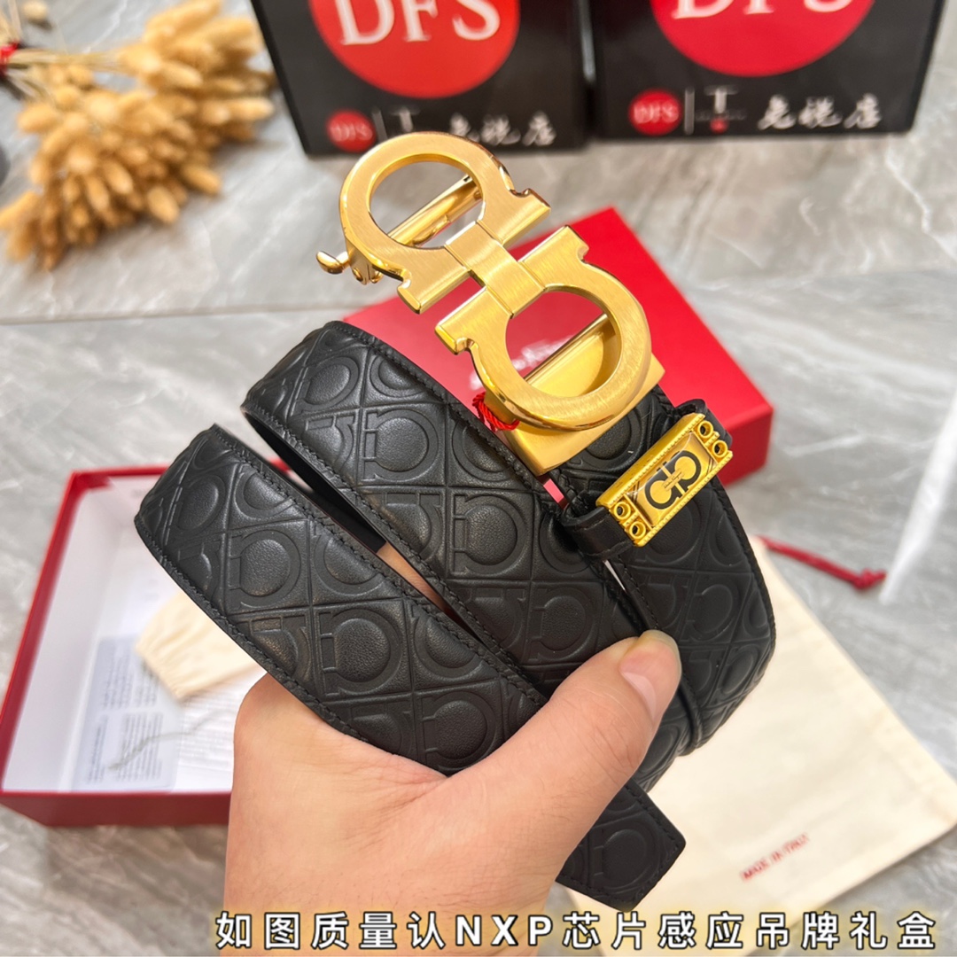 Streetwear Belt Ferragamo 319791 size:3.5cm - vstockx