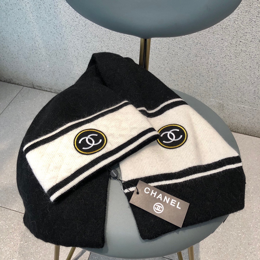 Hat & Scarf Chanel 1 - vstockx