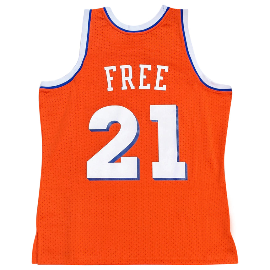 Men's Cleveland Cavaliers World B. Free Orange 1984-85 Hardwood Classics Swingman Jersey - vstockx