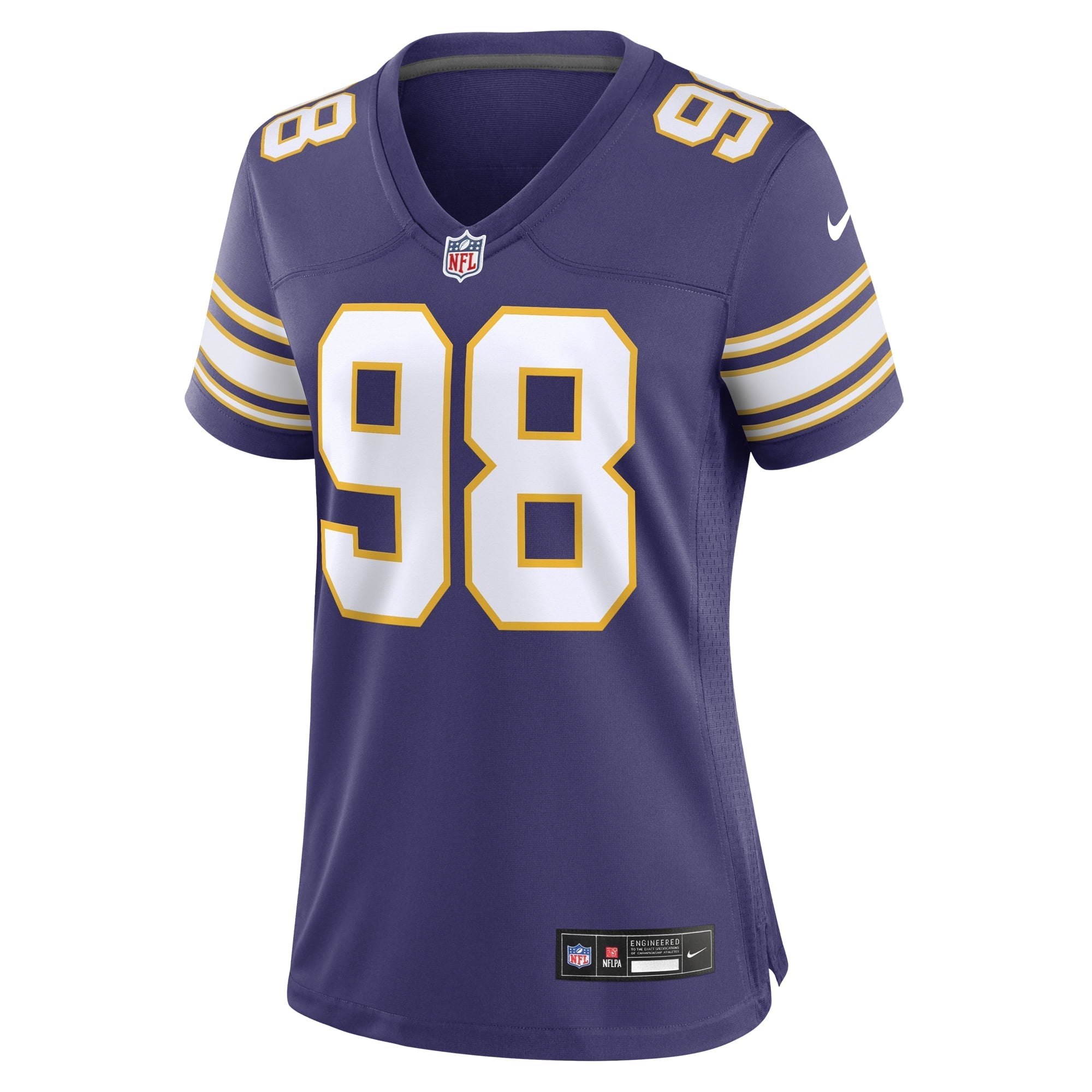 Women's Nike D.J. Wonnum Purple Minnesota Vikings Classic Player Game Jersey - vstockx