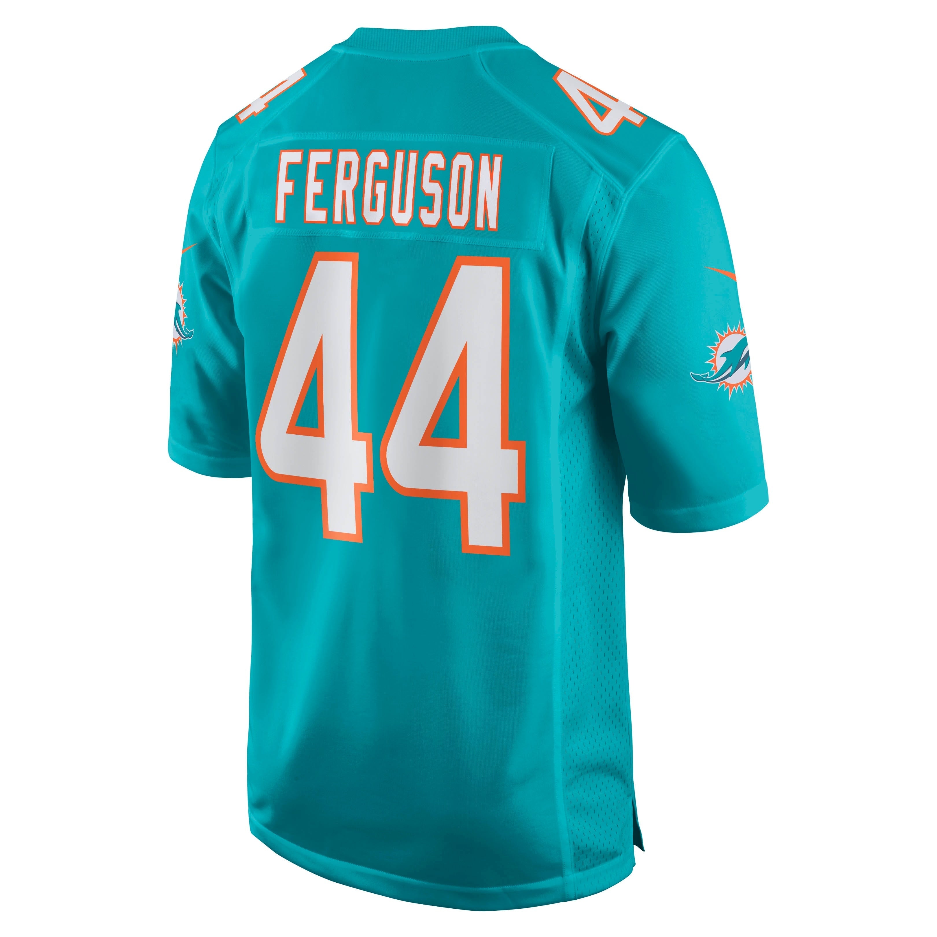 Men's Nike Blake Ferguson Aqua Miami Dolphins Game Player Jersey - vstockx