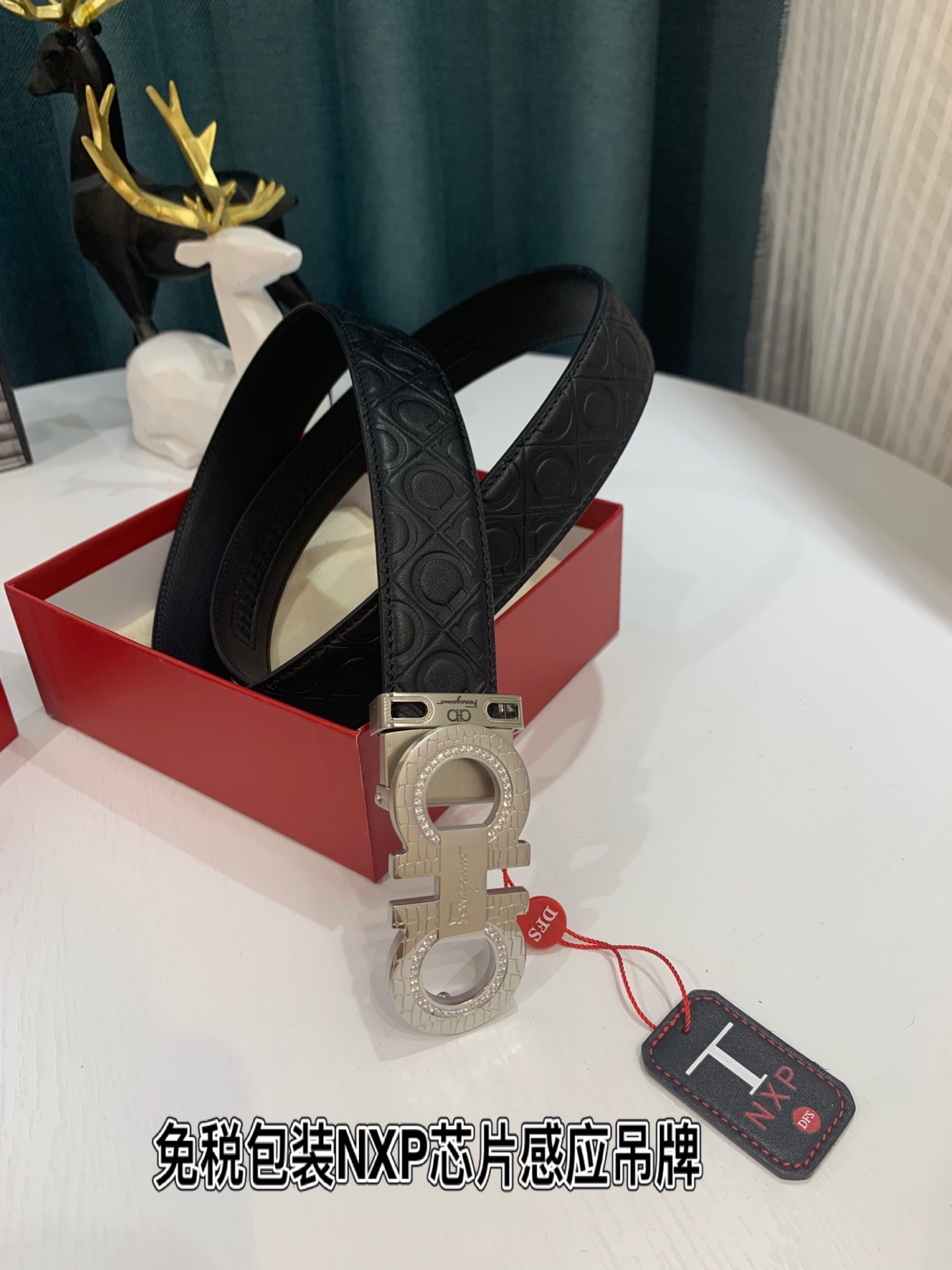 Streetwear Belt Ferragamo 319171 size:3.5cm - vstockx