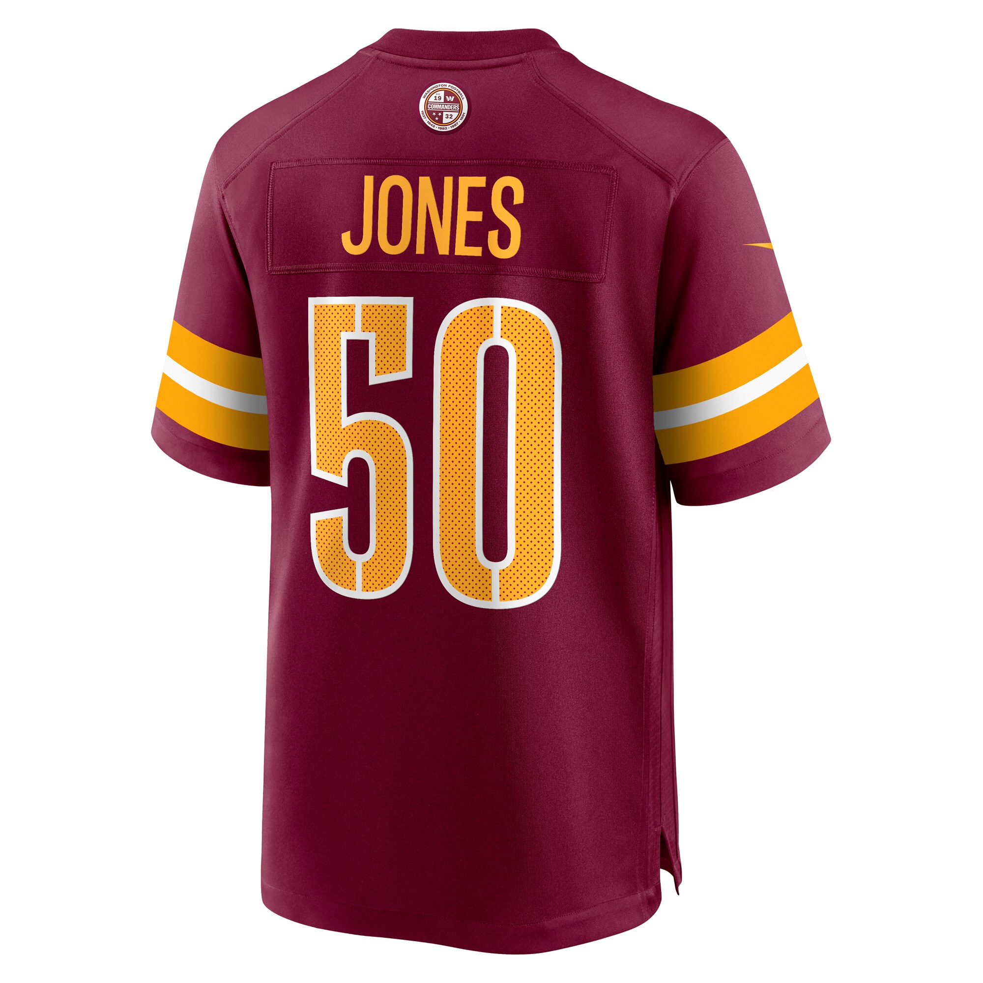 Andre Jones Jr. Washington Commanders Nike Team Game Jersey - Burgundy - vstockx