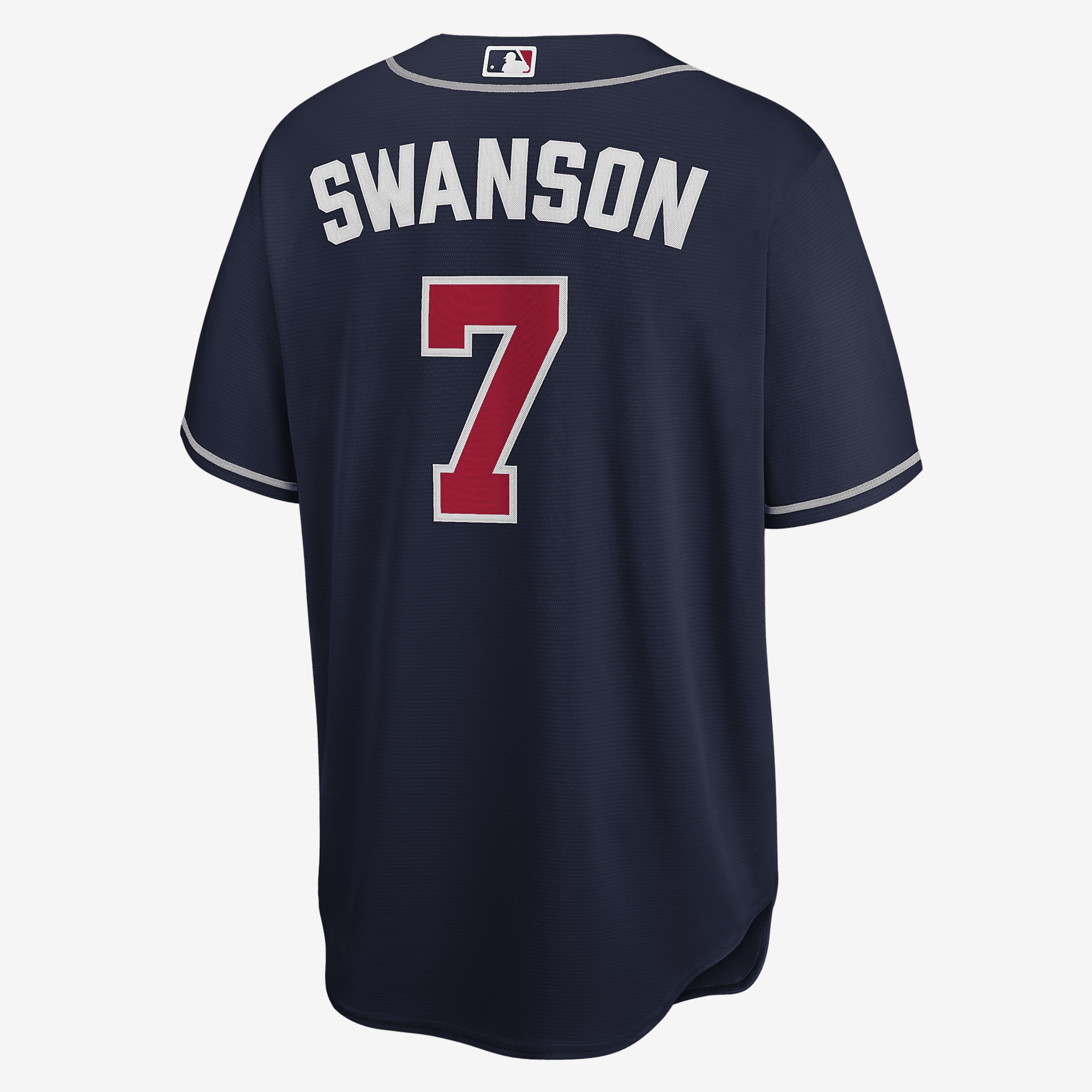 MLB Atlanta Braves (Dansby Swanson) Men's Replica Baseball Jersey - Midnight Navy - vstockx