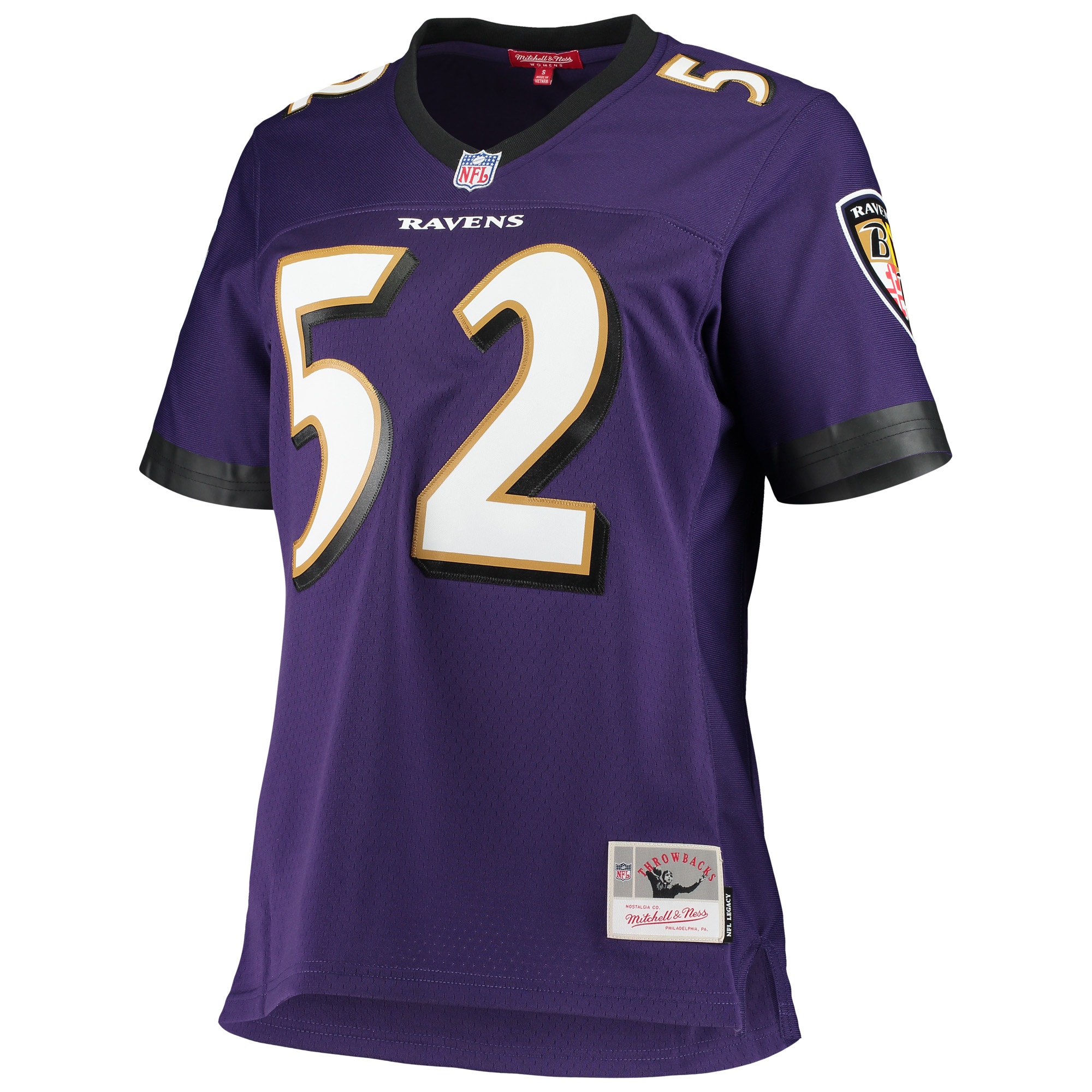 Ray Lewis Baltimore Ravens Mitchell & Ness Women's Legacy Replica Team Jersey - Purple - vstockx