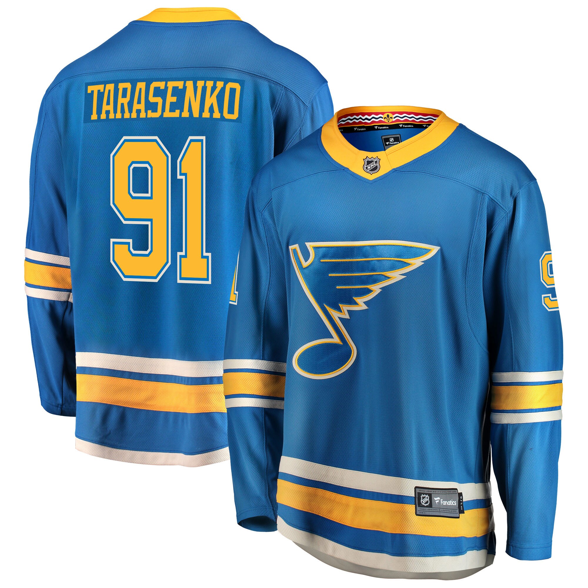 Vladimir Tarasenko St. Louis Blues Fanatics Branded Youth Breakaway Alternate Player Jersey - Blue - vstockx