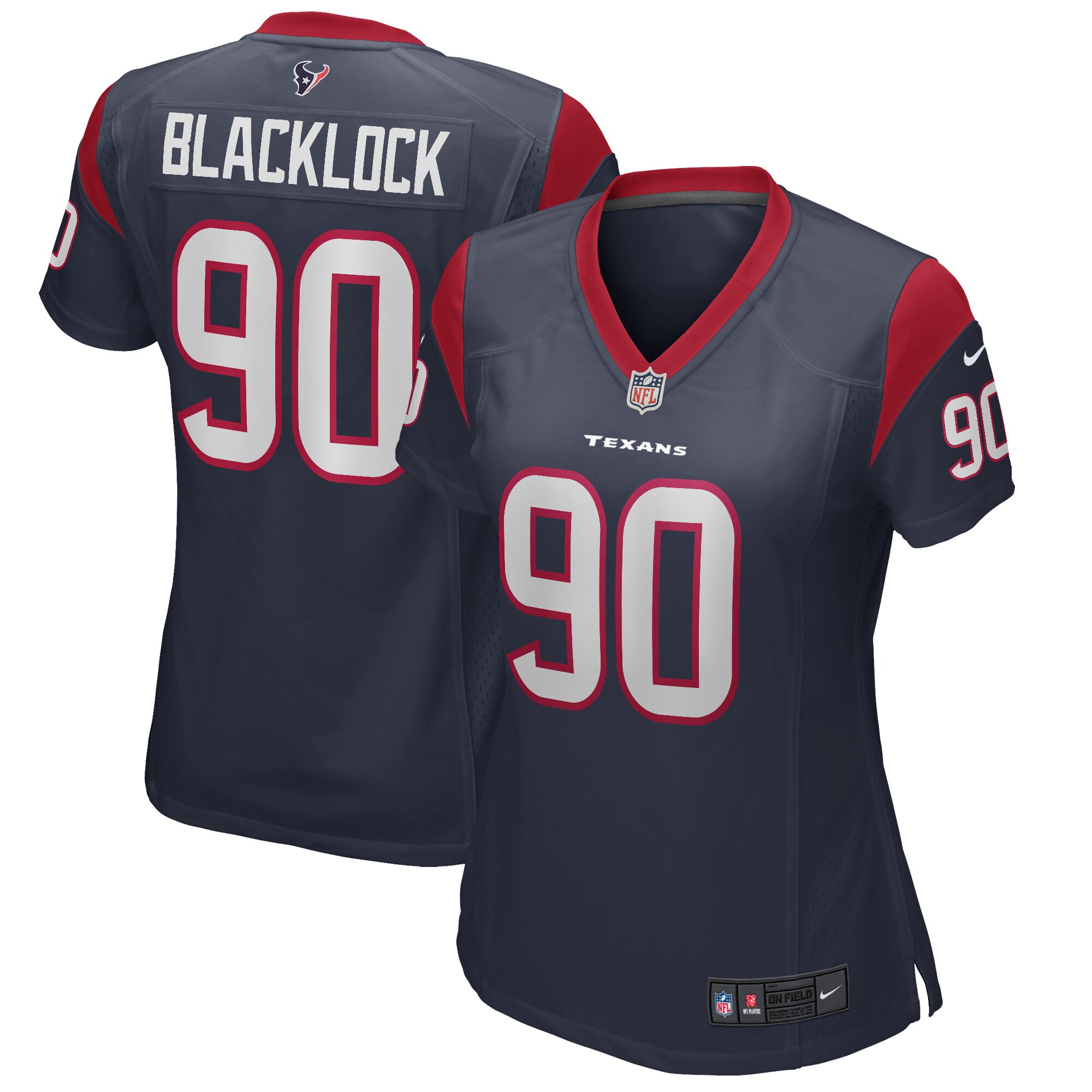 Ross Blacklock Houston Texans Nike Women's Game Jersey - Navy - vstockx