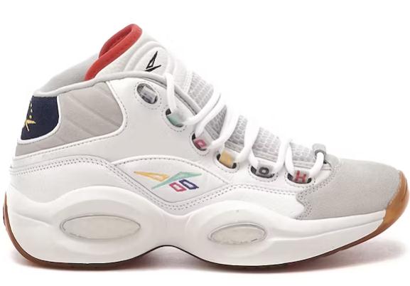 Reebok Question Mid Pure Grey Multi - vstockx