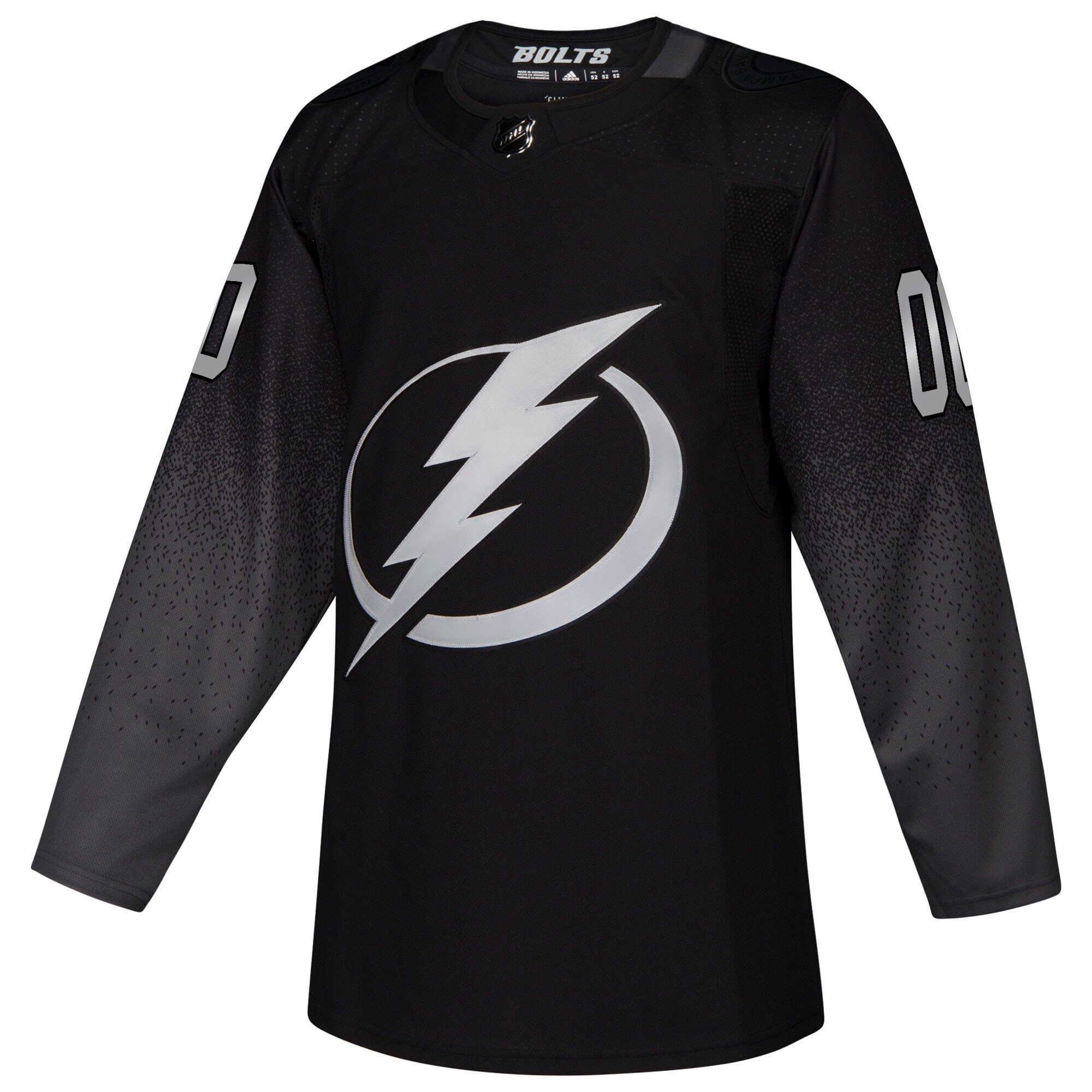 Tampa Bay Lightning adidas Alternate Authentic Custom Jersey - Black - vstockx