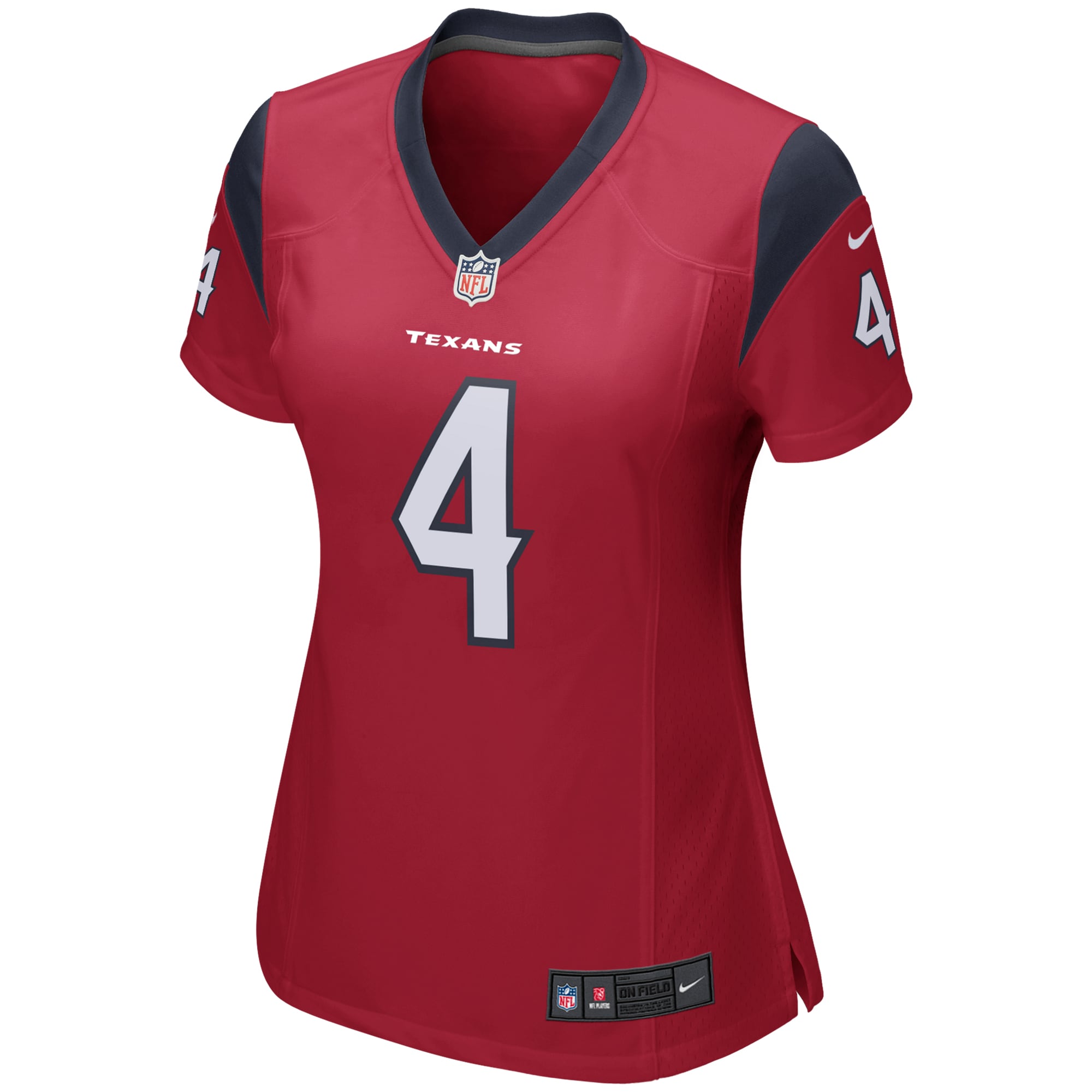Deshaun Watson Houston Texans Nike Women's Team Color Game Jersey - Red - vstockx