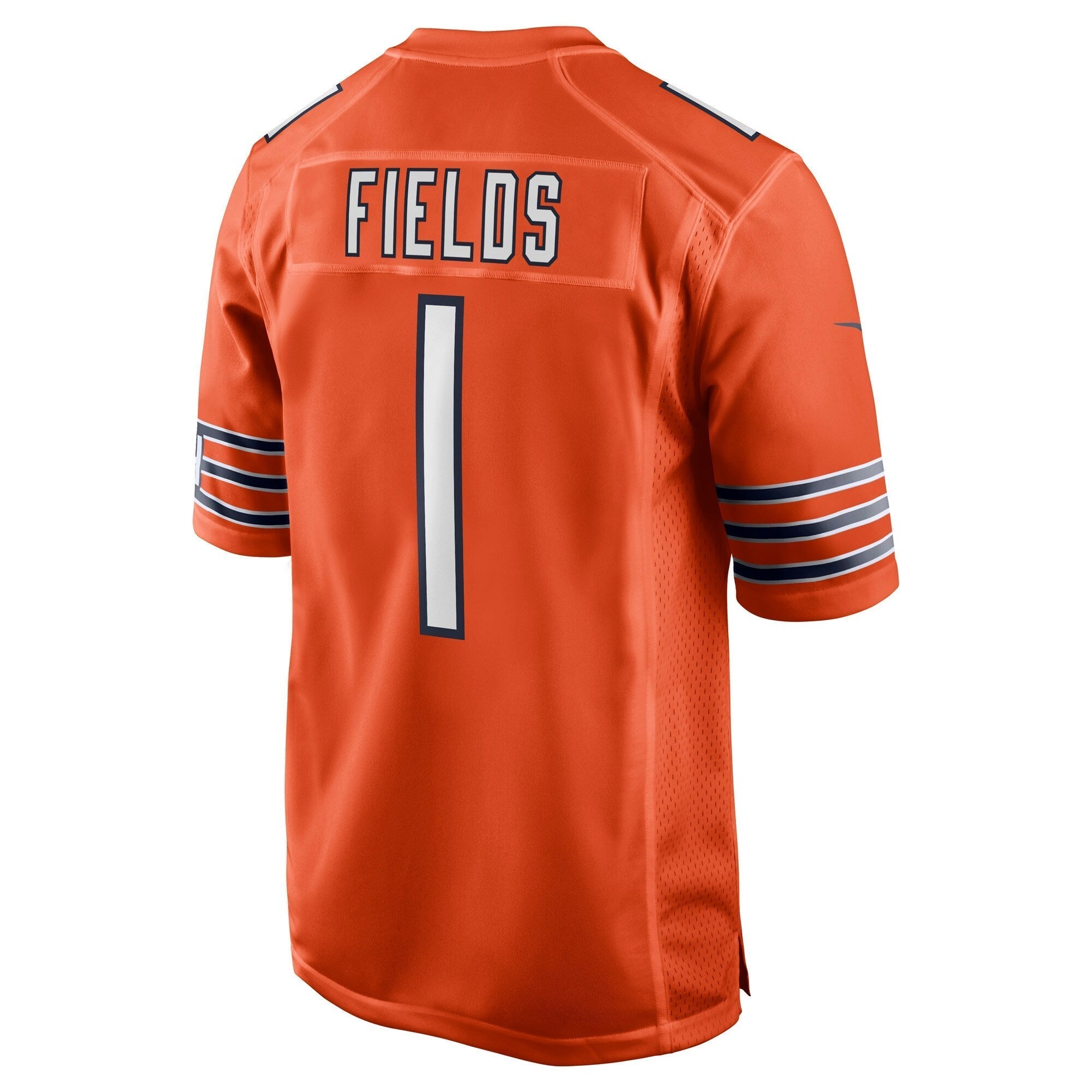 Justin Fields Chicago Bears Nike Orange Alternate Game Replica Jersey - vstockx