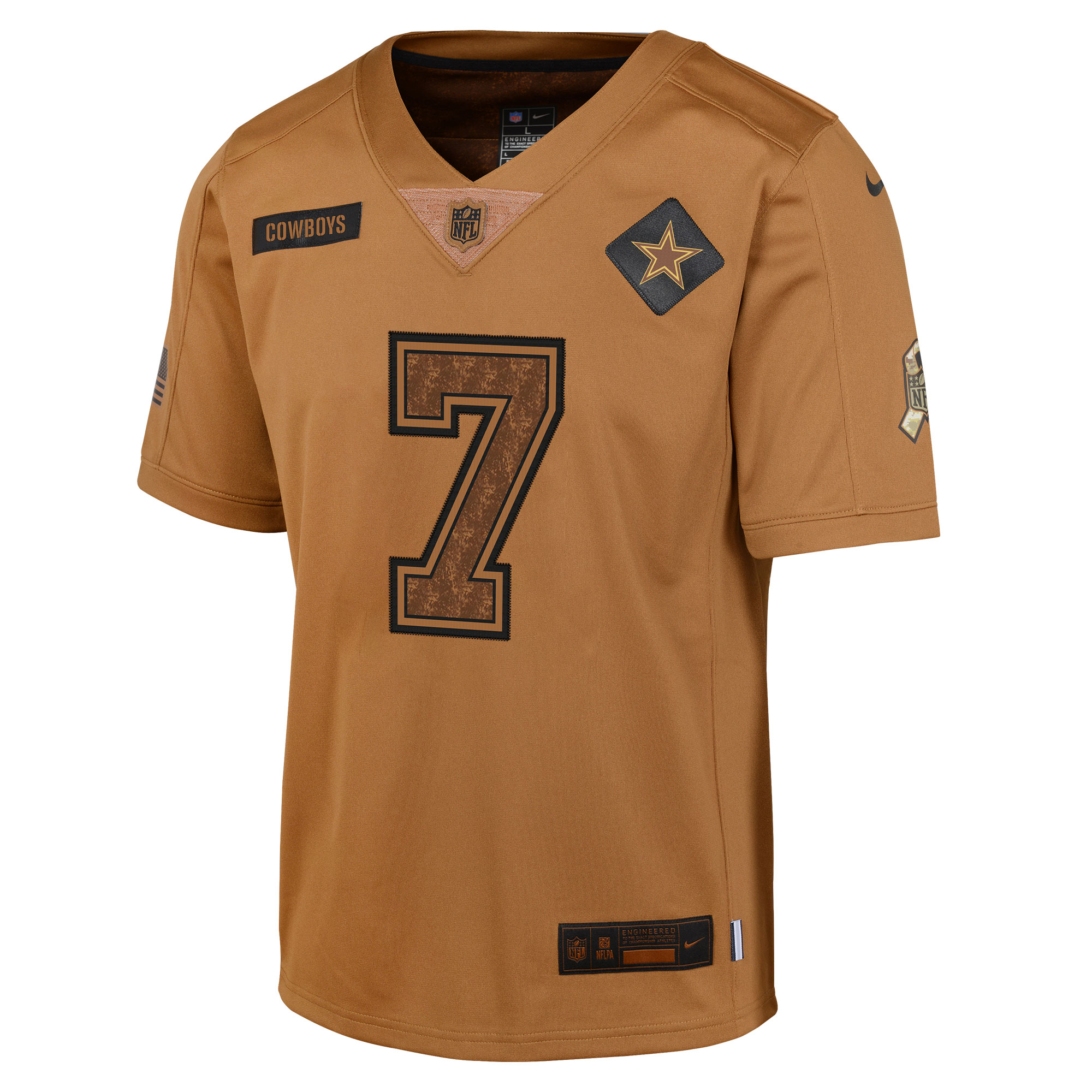 Trevon Diggs Dallas Cowboys Nike Youth 2023 Salute To Service Limited Jersey - Brown - vstockx