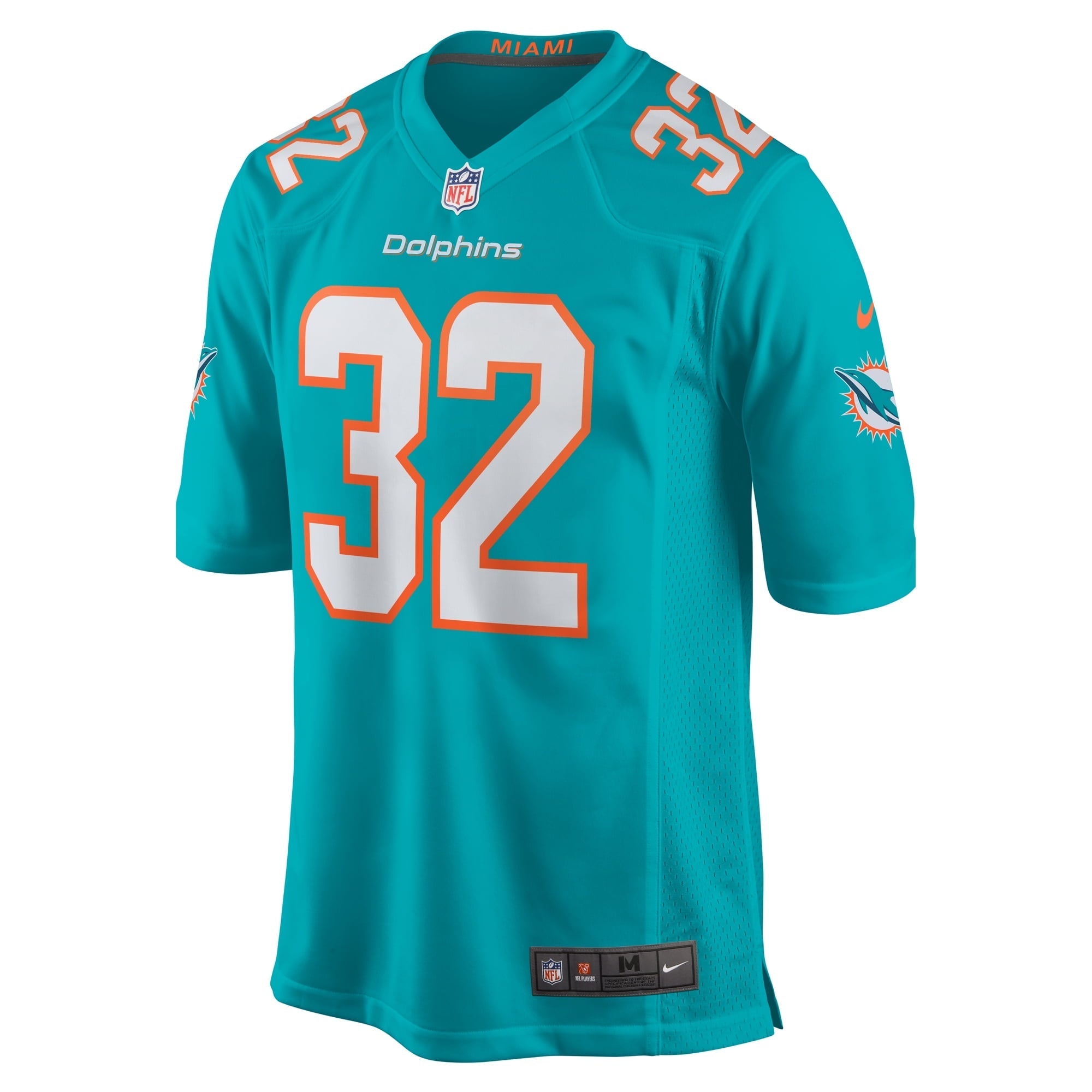 Men's Nike Verone McKinley III Aqua Miami Dolphins Game Player Jersey - vstockx