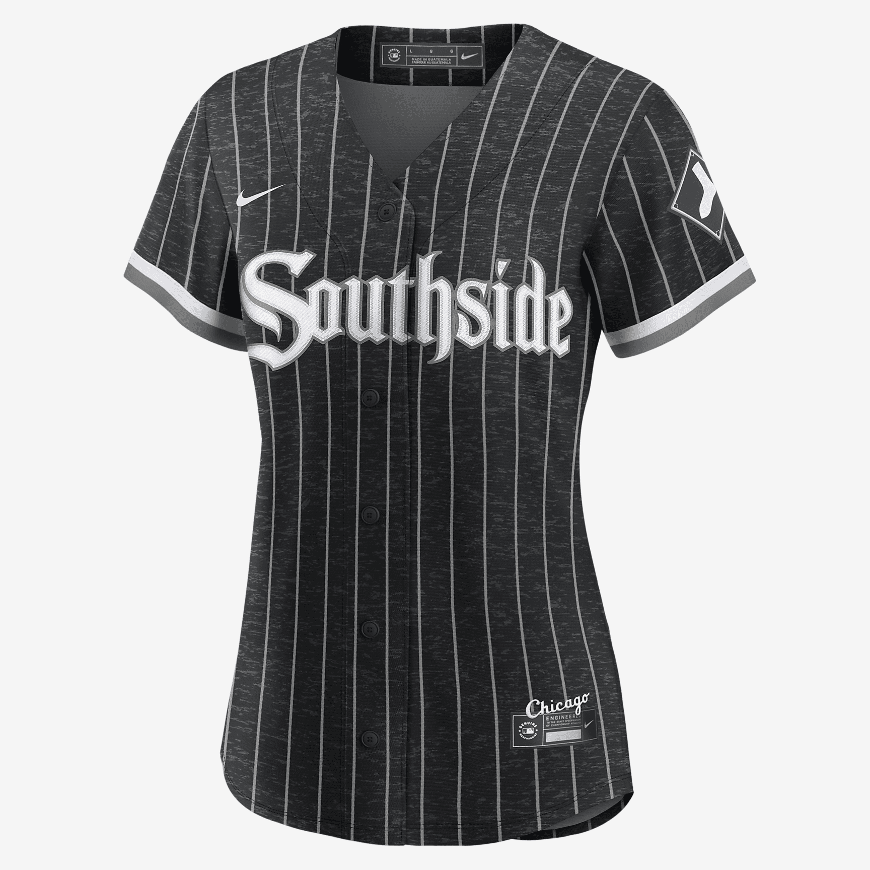 MLB Chicago White Sox City Connect (Yoan Moncada) Women's Replica Baseball Jersey - Black/Anthracite - vstockx