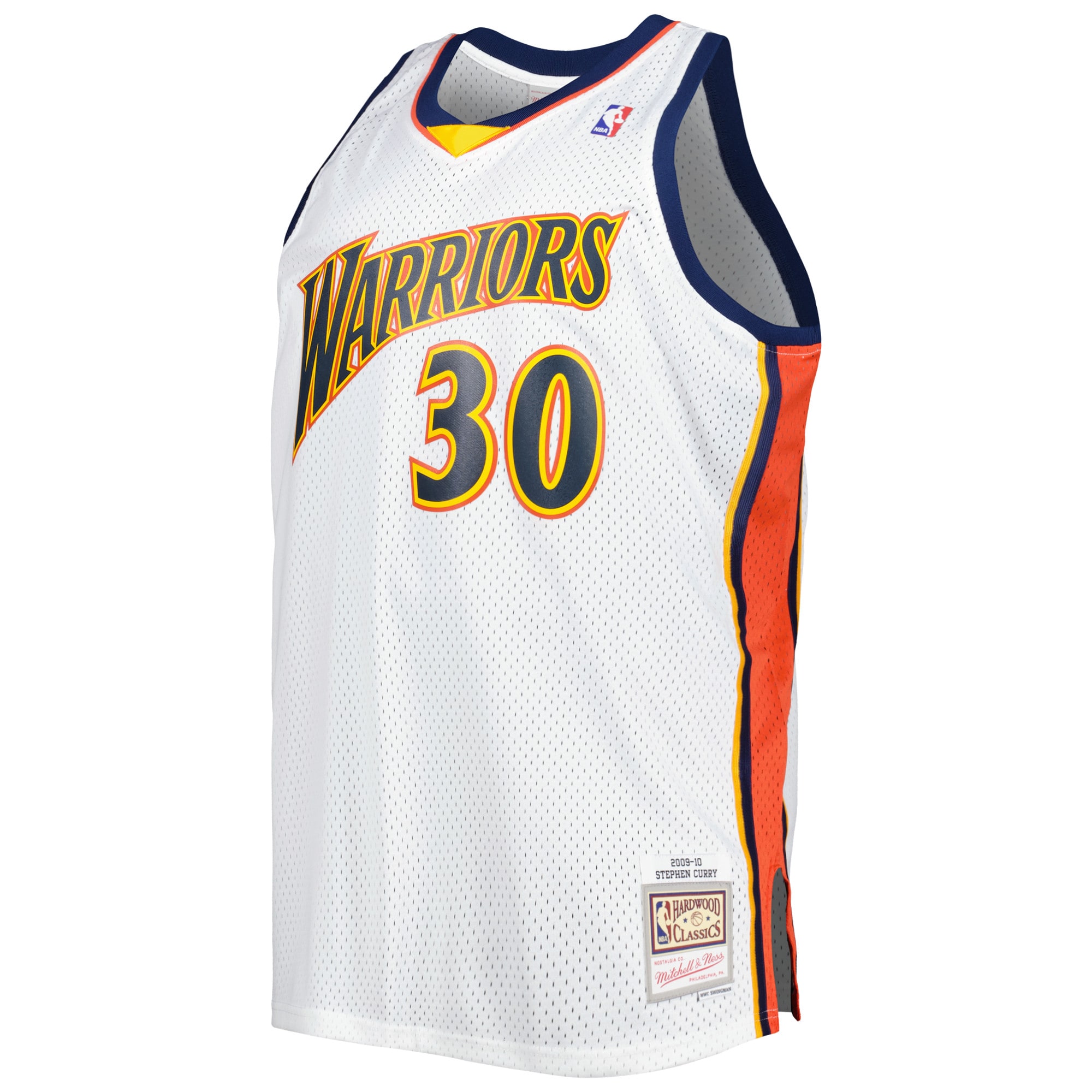 Stephen Curry Golden State Warriors Mitchell & Ness Big & Tall Hardwood Classics 2008/09 Swingman Jersey - White - vstockx