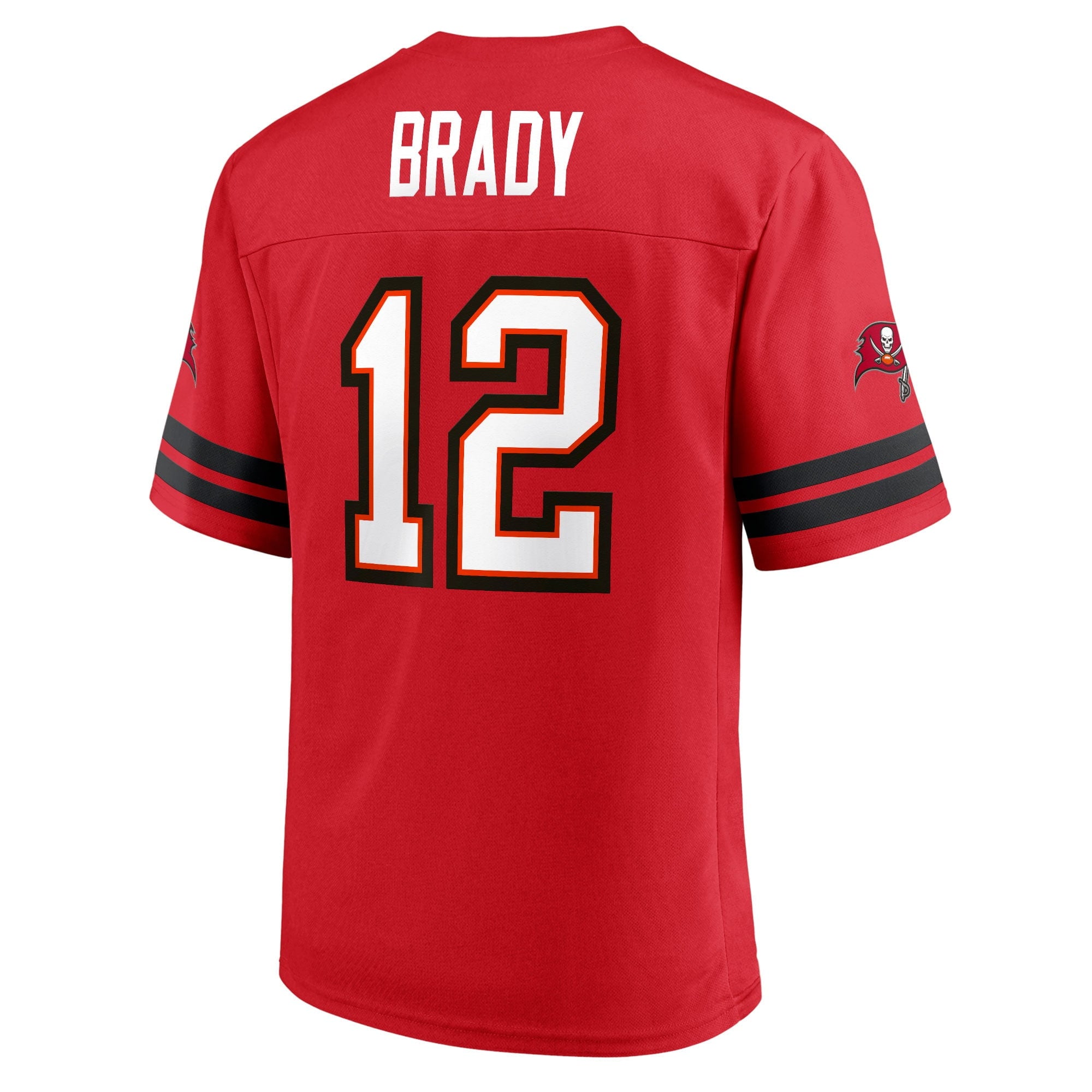 Men's Fanatics Branded Tom Brady Red Tampa Bay Buccaneers Replica Player Jersey - vstockx
