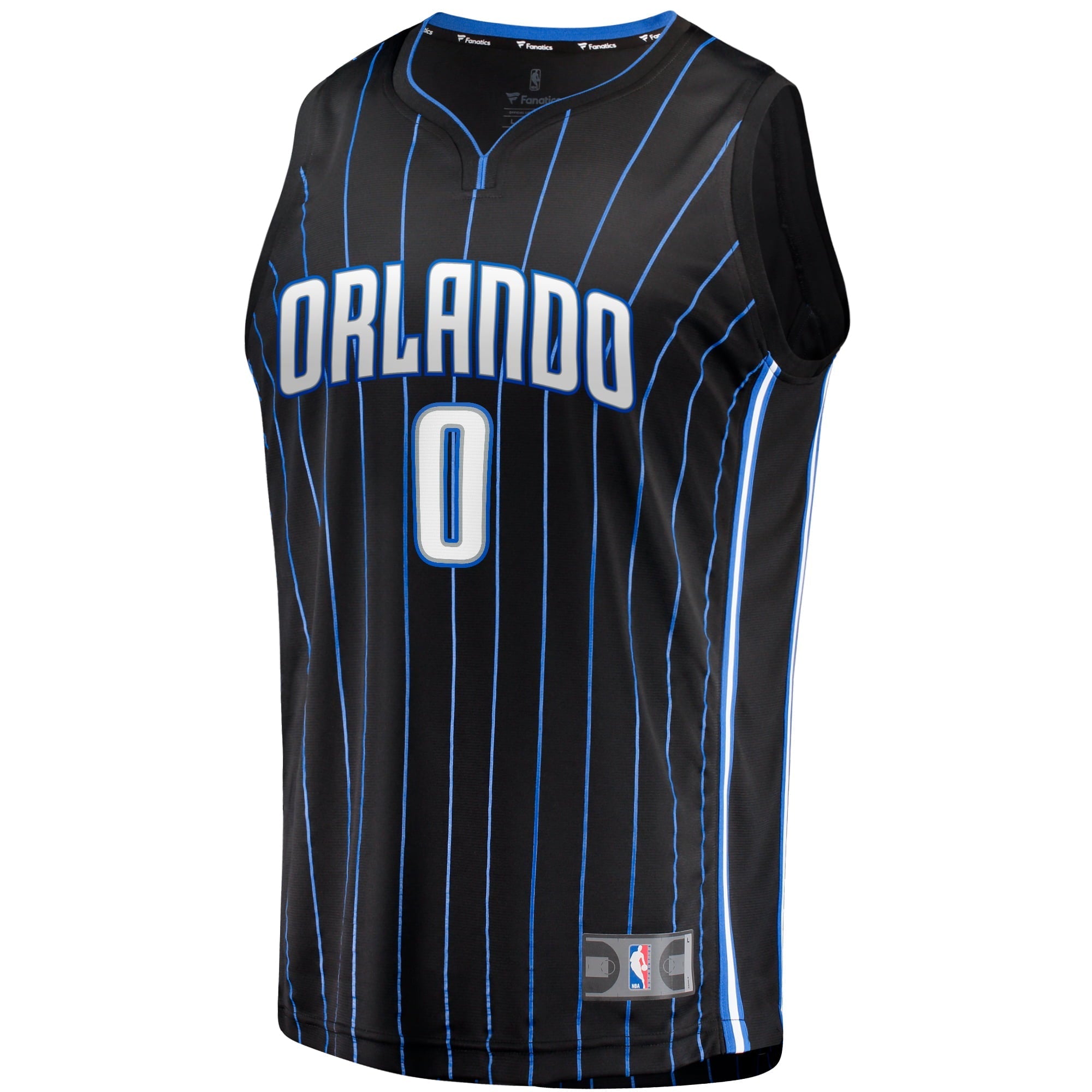 Men's Fanatics Branded Anthony Black Black Orlando Magic 2023 NBA Draft First Round Pick Fast Break Replica Jersey - - vstockx