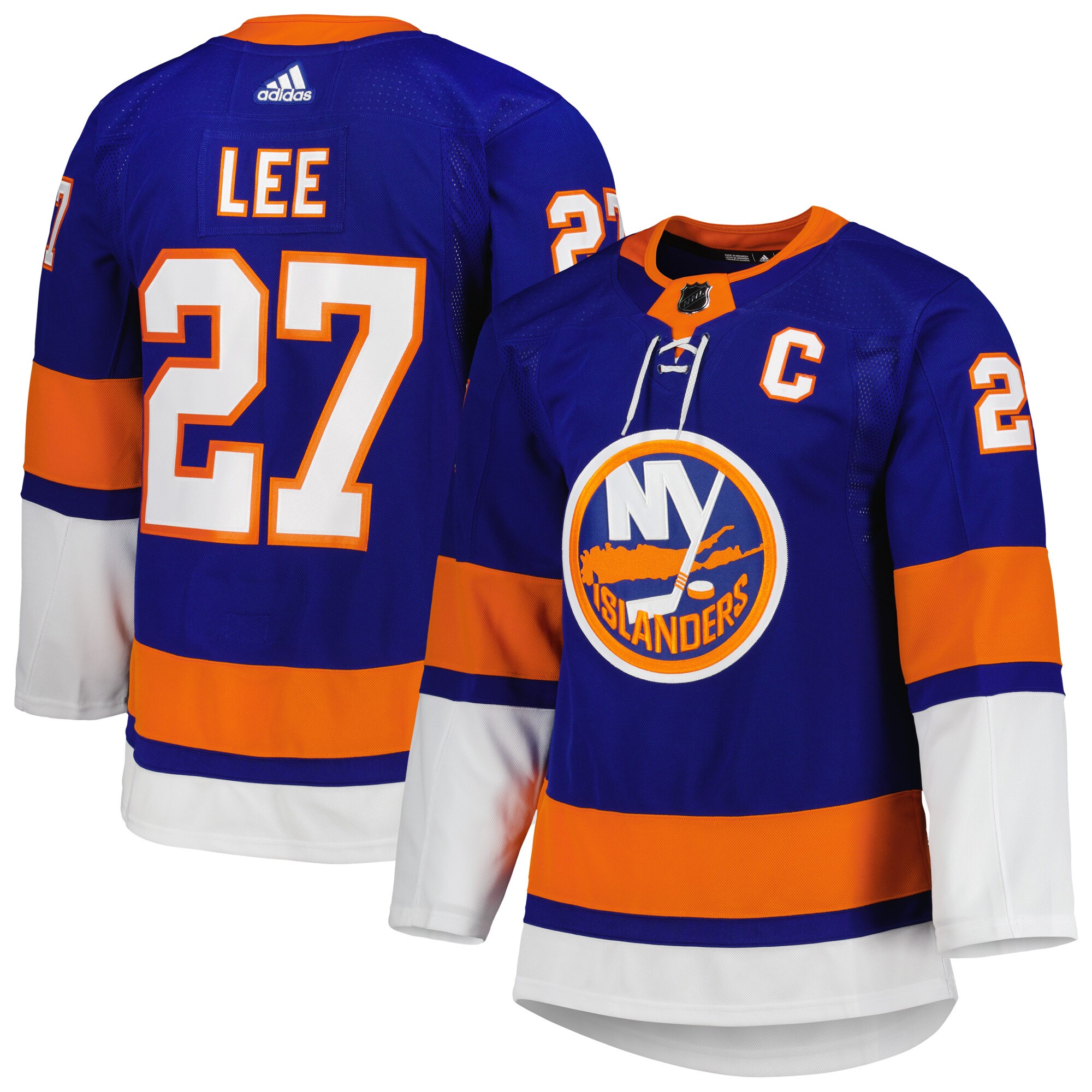 Anders Lee New York Islanders adidas Home Primegreen Authentic Pro Player Jersey - Royal - vstockx