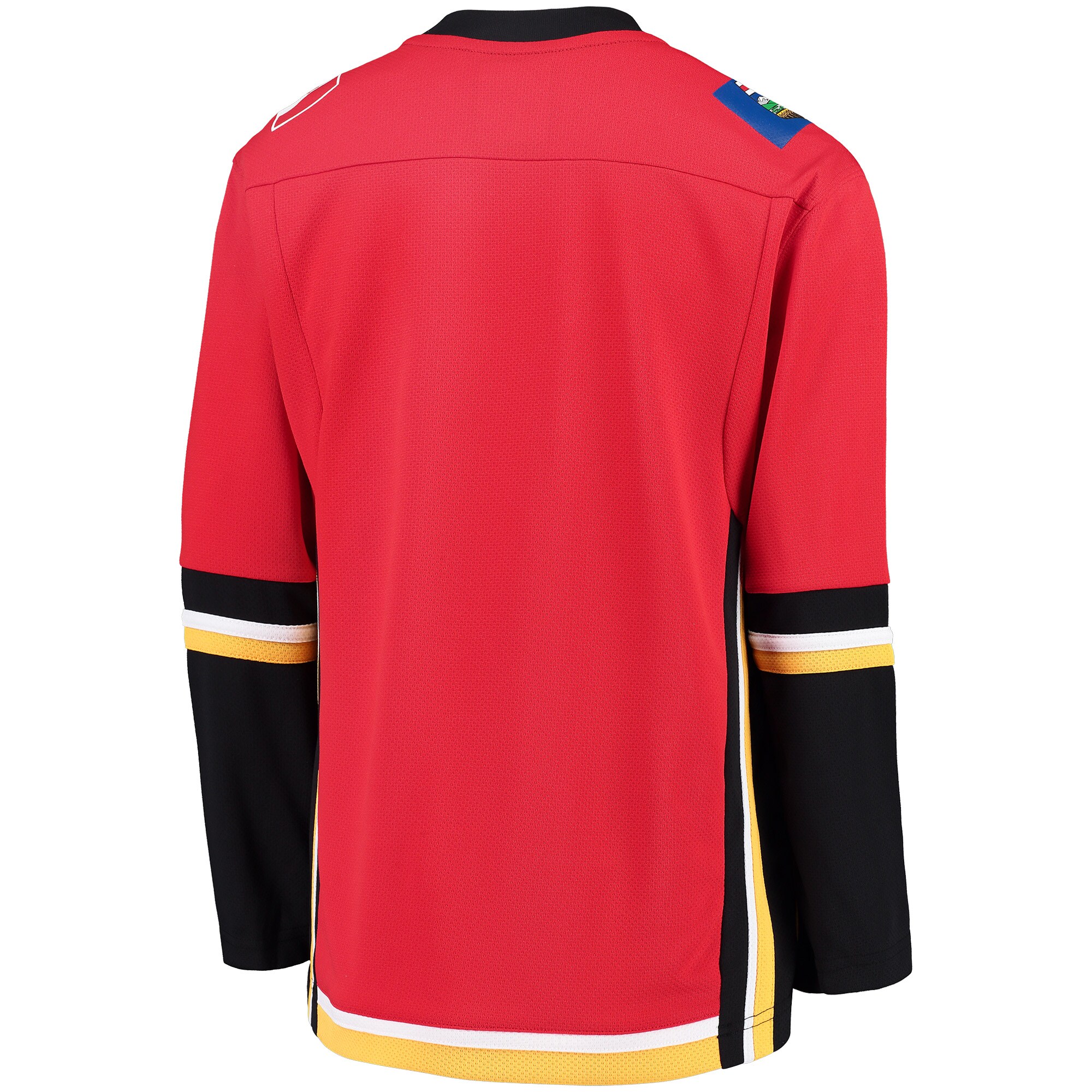 Calgary Flames Fanatics Branded Youth Alternate Replica Blank Jersey - Red/Black - vstockx
