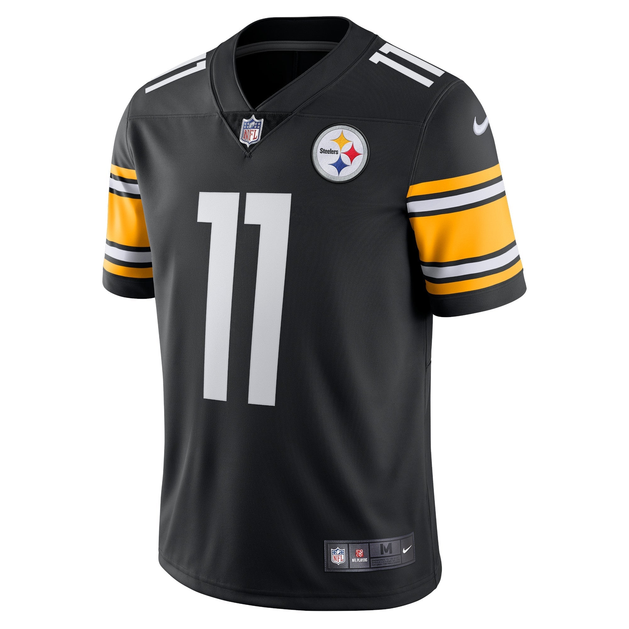 Men's Nike Chase Claypool Black Pittsburgh Steelers Vapor Limited Player Jersey - vstockx