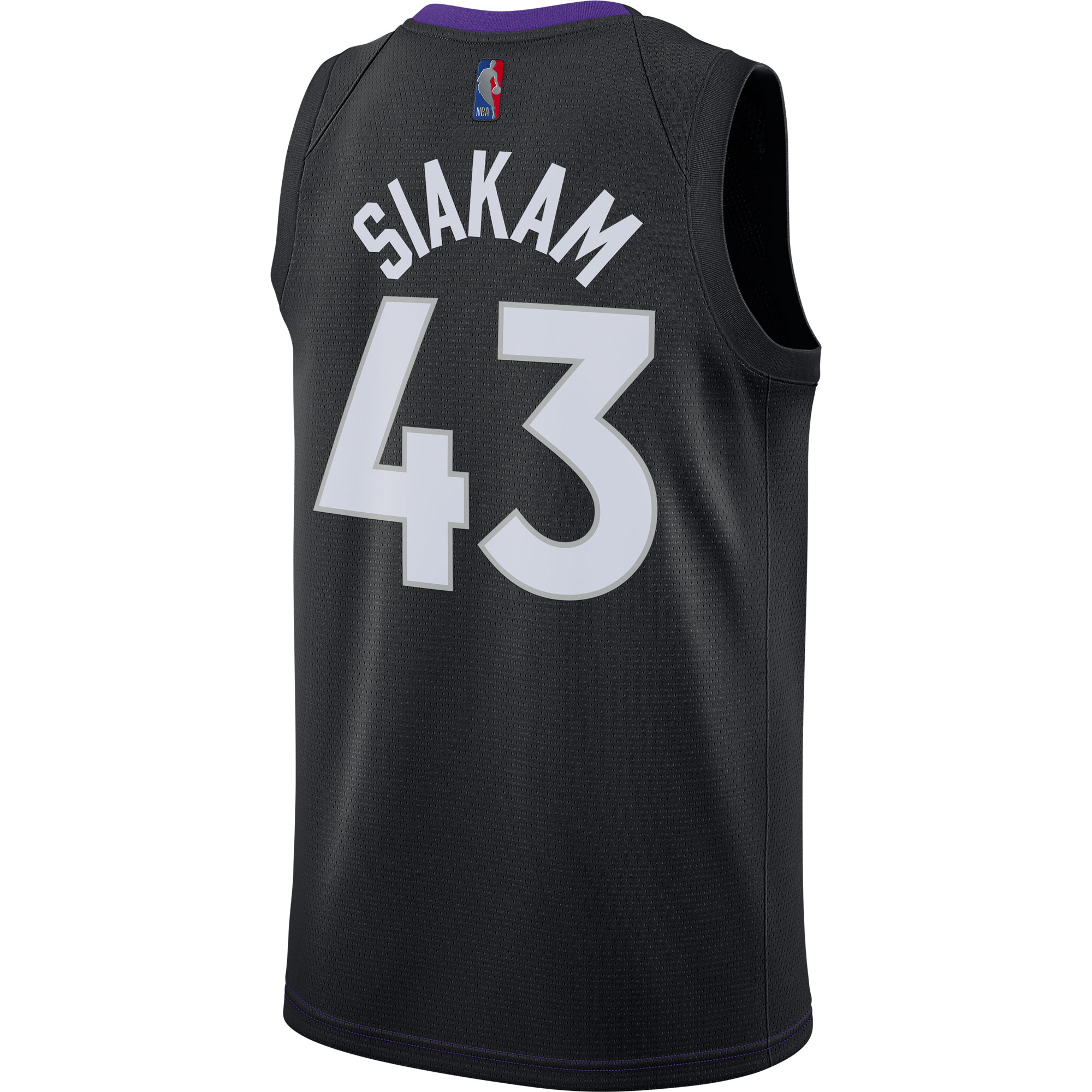 Pascal Siakam Toronto Raptors Nike 2020/21 Swingman Player Jersey Black/Purple - Earned Edition - vstockx