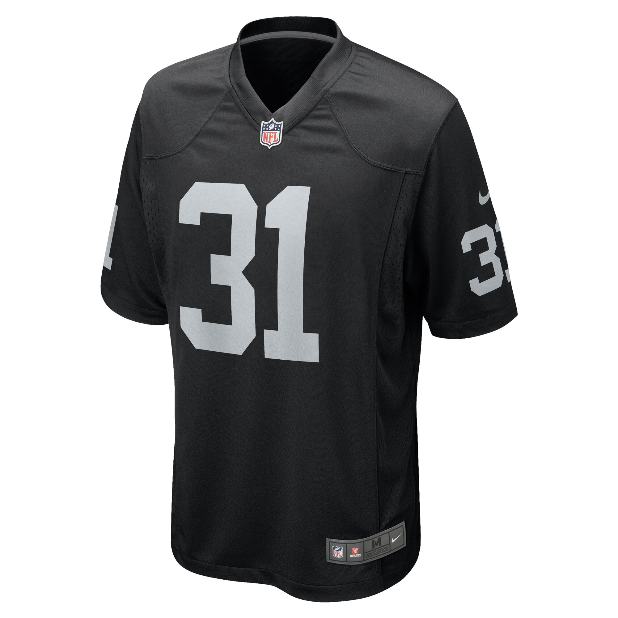 Brandon Facyson Las Vegas Raiders Nike Team Game Jersey - Black - vstockx