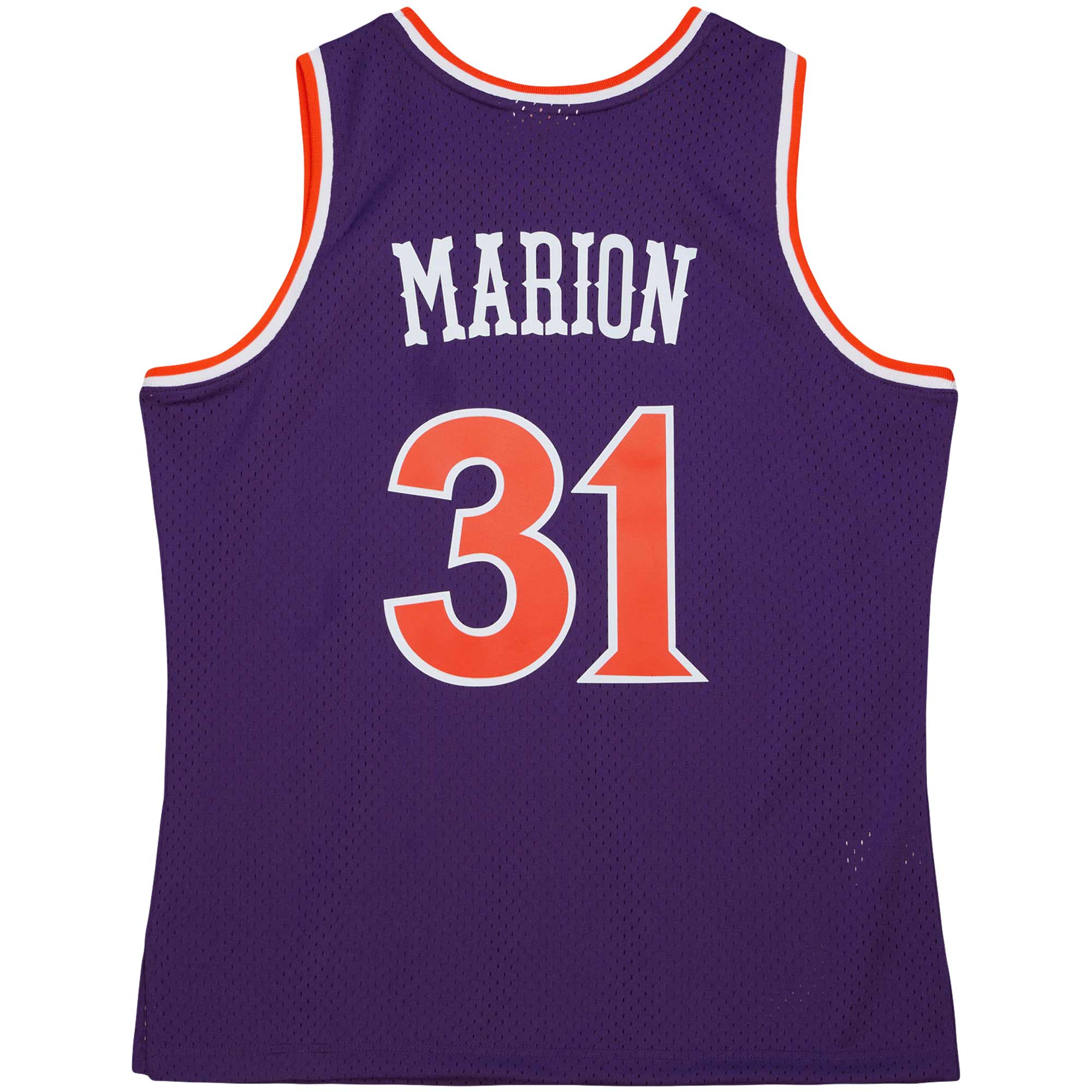 Shawn Marion Phoenix Suns Mitchell & Ness 2001/02 Hardwood Classics Swingman Jersey - Purple - vstockx