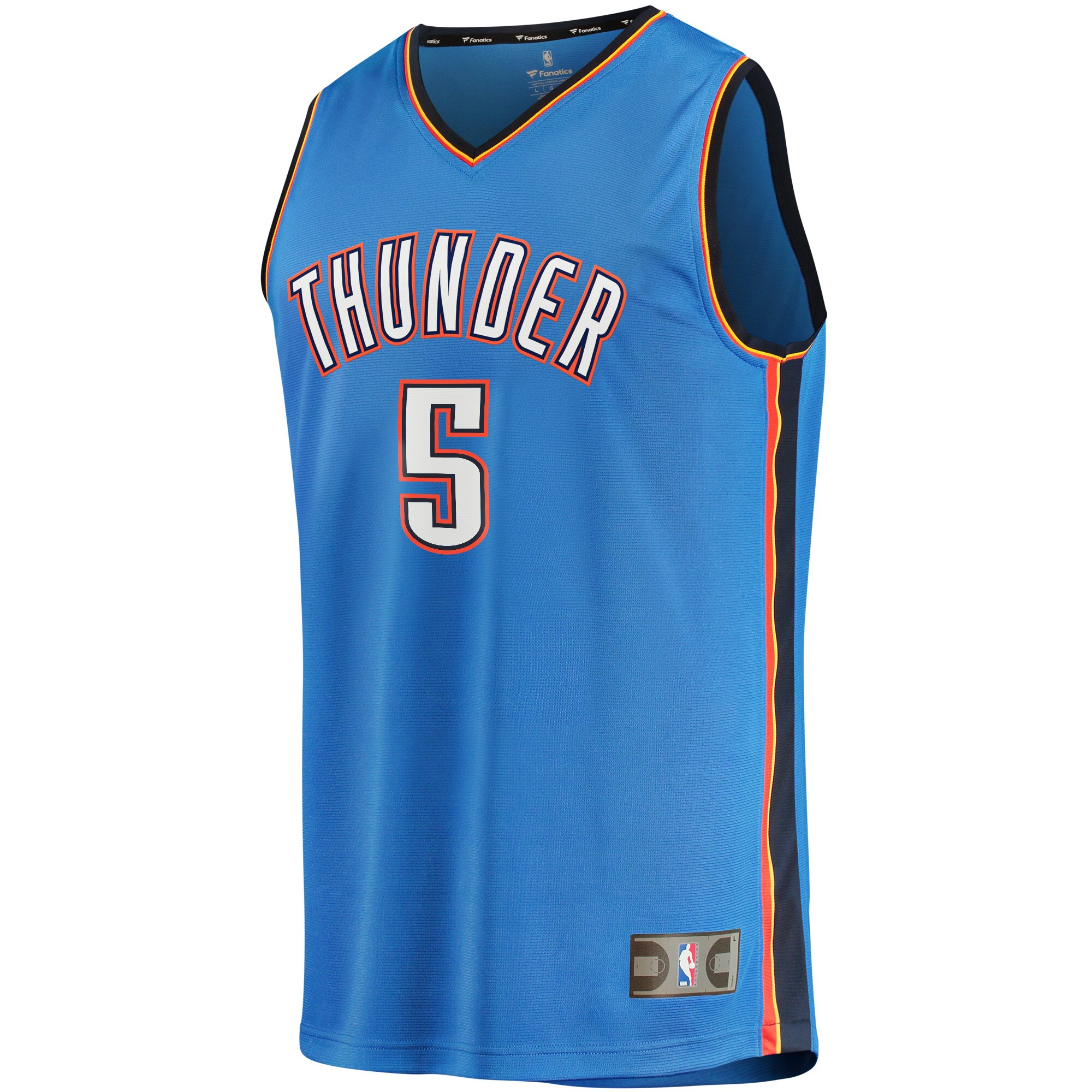Luguentz Dort Oklahoma City Thunder Fanatics Branded Youth Fast Break Player Jersey - Icon Edition - Blue - vstockx