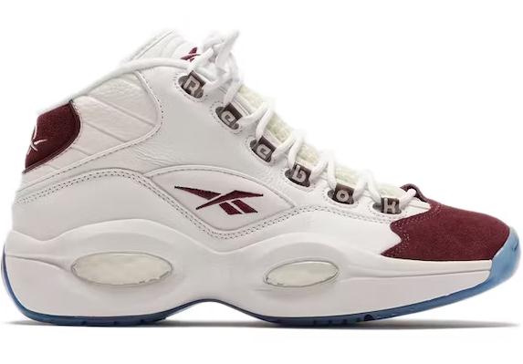 Reebok Question Mid Packer Shoes Burgundy - vstockx