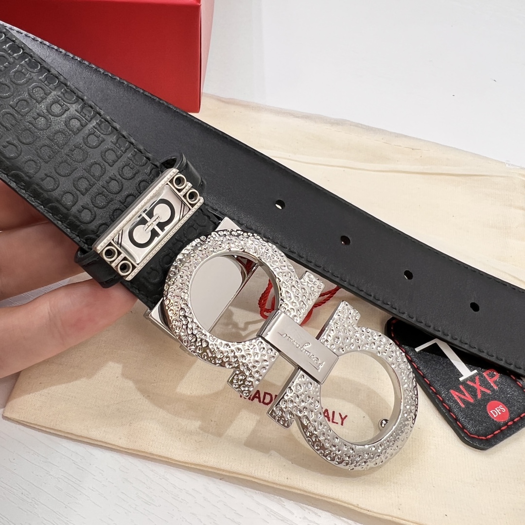 Streetwear Belt Ferragamo 319661 size:3.5cm - vstockx