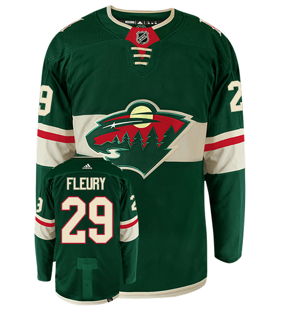 Marc Andre Fleury Minnesota Wild Adidas Primegreen Authentic NHL Hockey Jersey - vstockx