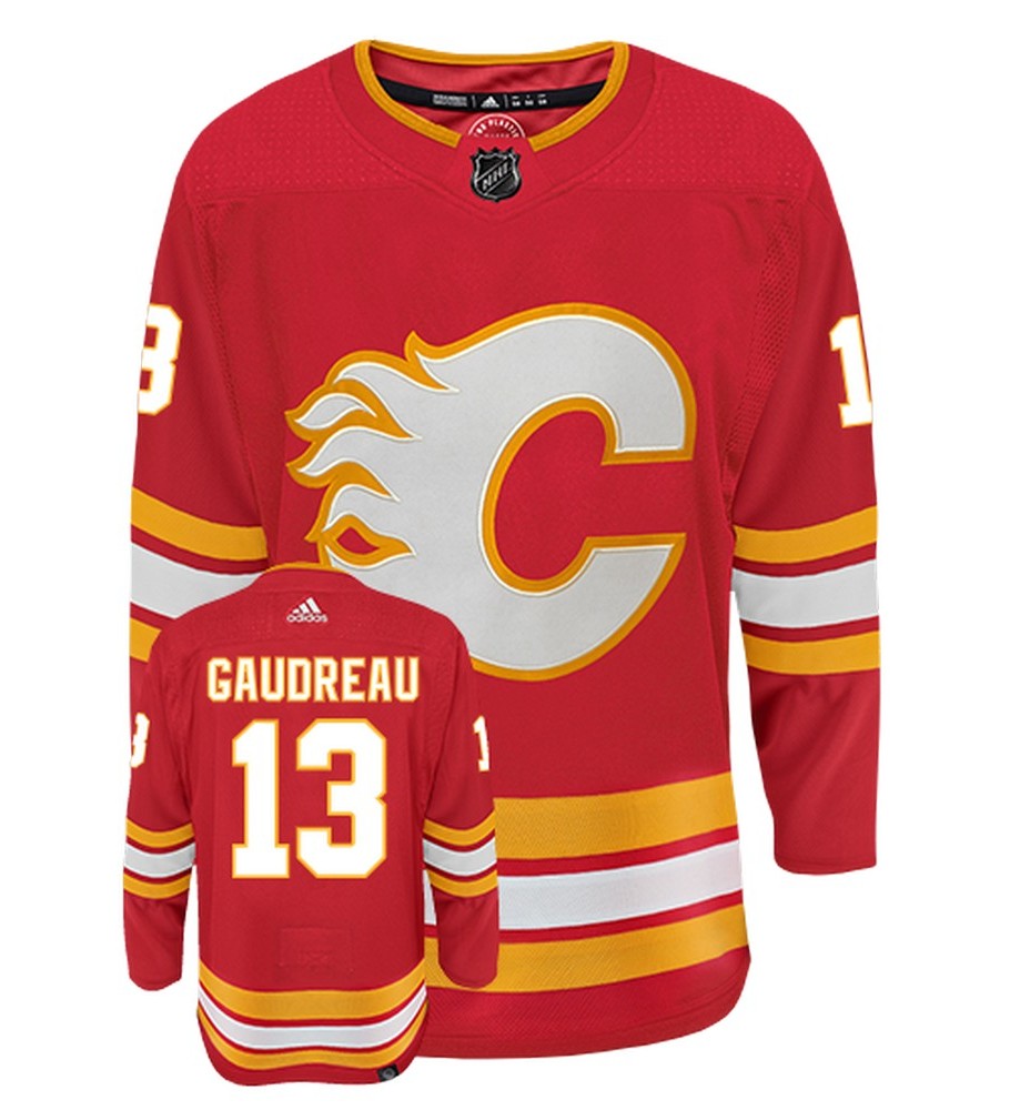 Johnny Gaudreau Calgary Flames Adidas Primegreen Authentic NHL Hockey Jersey - vstockx
