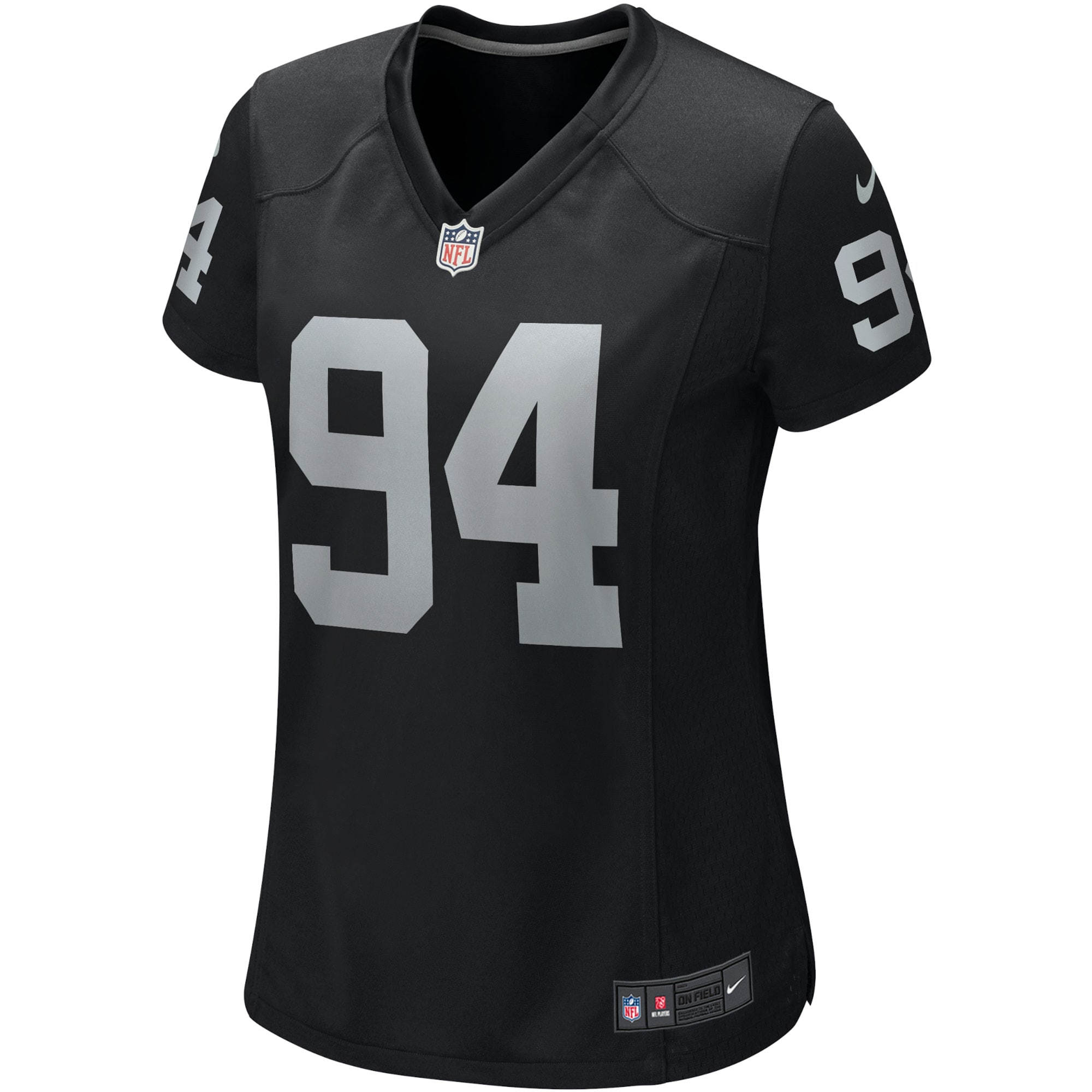 Carl Nassib Las Vegas Raiders Nike Women's Player Game Jersey - Black - vstockx