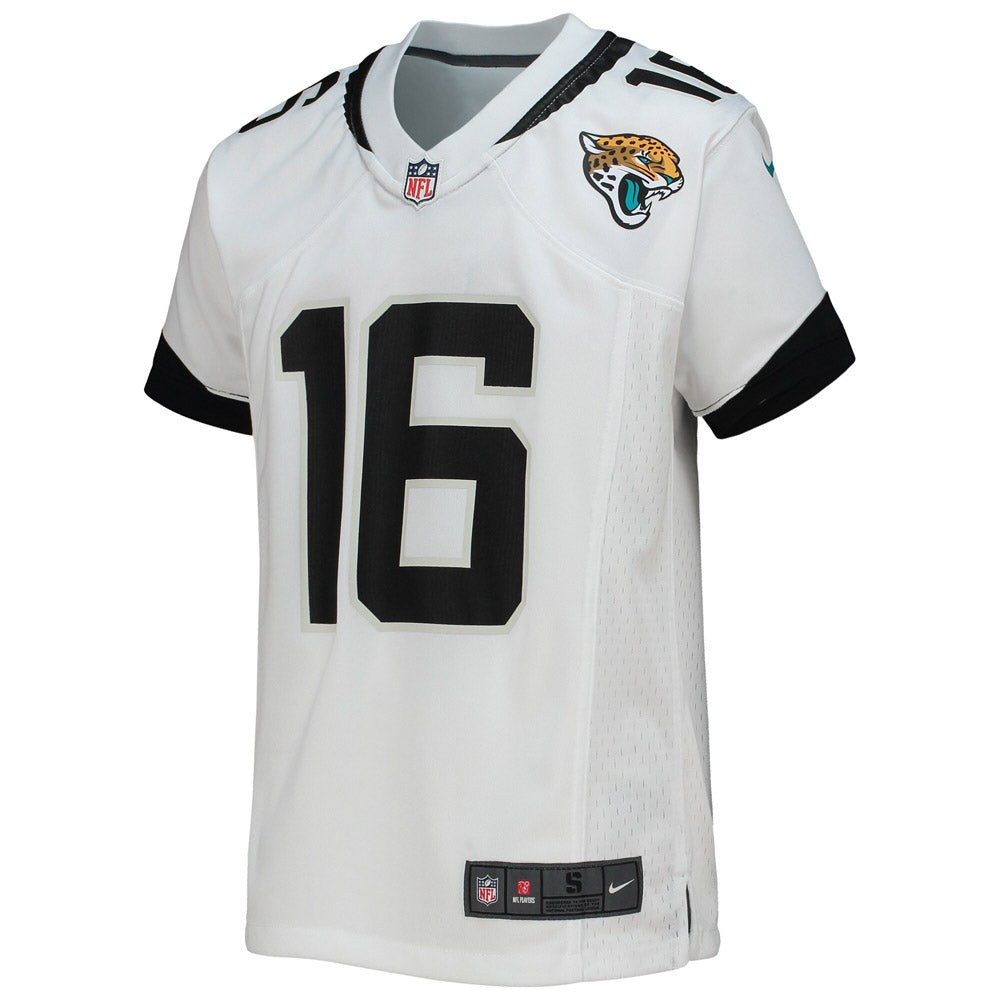 Youth Jacksonville Jaguars Trevor Lawrence Game Jersey White - vstockx