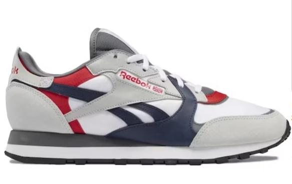 Reebok Classic Leather Grey Navy Red - vstockx