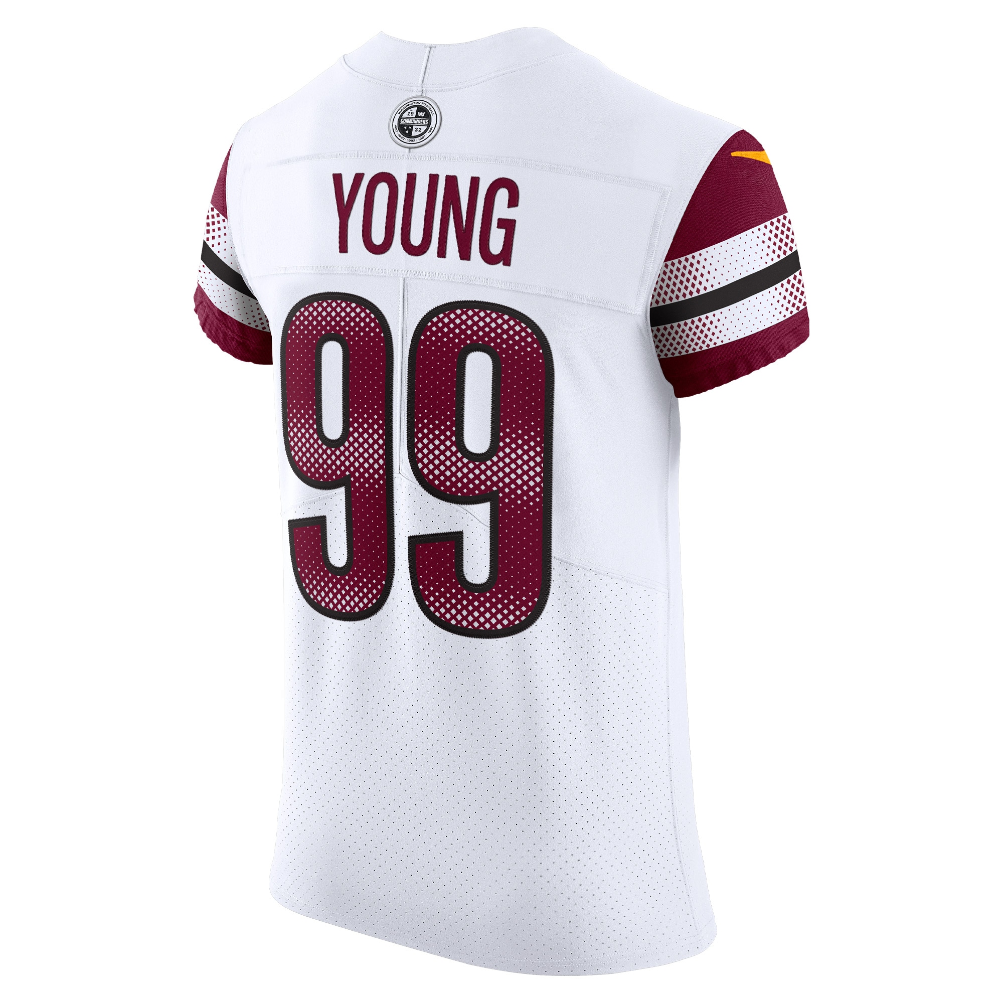 Chase Young Washington Commanders Nike Vapor Elite Jersey - White - vstockx