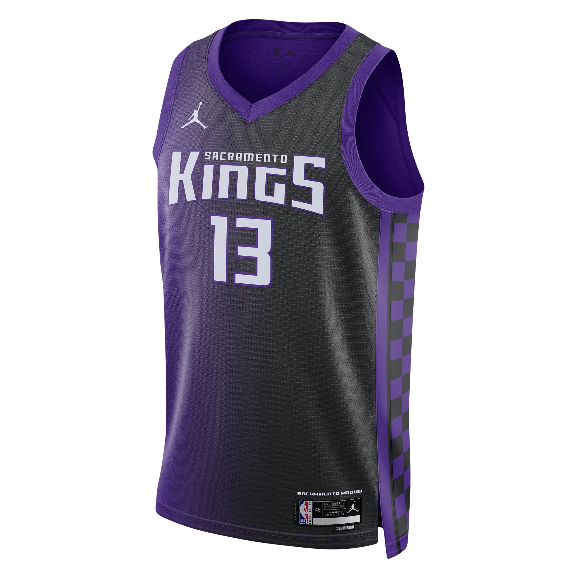 Keegan Murray Sacramento Kings Jordans Brand Unisex Swingman Jersey - Statement Edition - Purple - vstockx