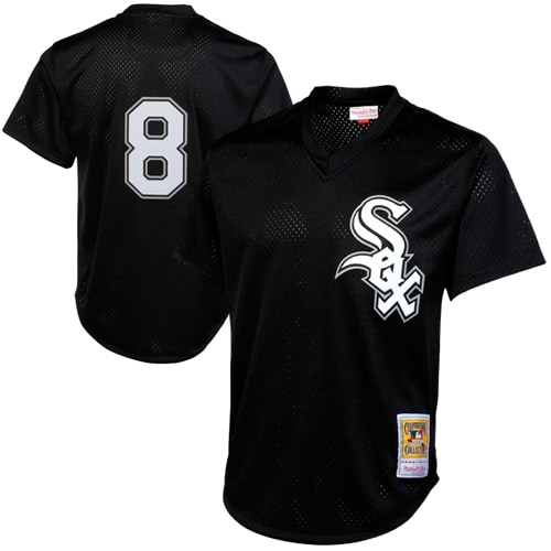 Bo Jackson Chicago White Sox Mitchell & Ness 1993 Authentic Cooperstown Collection Batting Practice Jersey - Black - vstockx