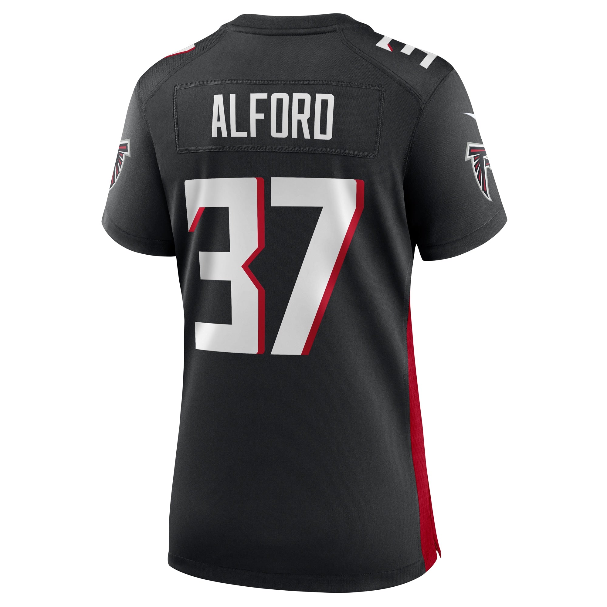 Women's Nike Dee Alford Black Atlanta Falcons Player Game Jersey - vstockx