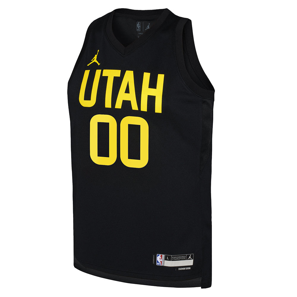 Youth Utah Jazz Jordan Clarkson Statement Edition Jersey - Black - vstockx